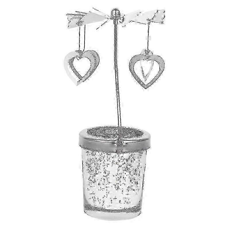 2025 1pcs Home Decorations, Rotating Candlestick