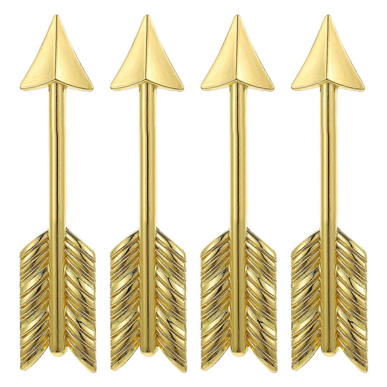 Shaped Cabinet Drawer Handles for Wardrobe Cupboards 8Pcs