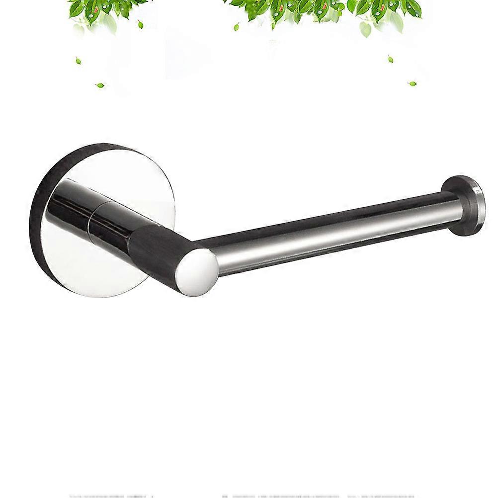 Tissue Holder Solid Metal for Toilet 2Pcs Wall Mounted Silver Design