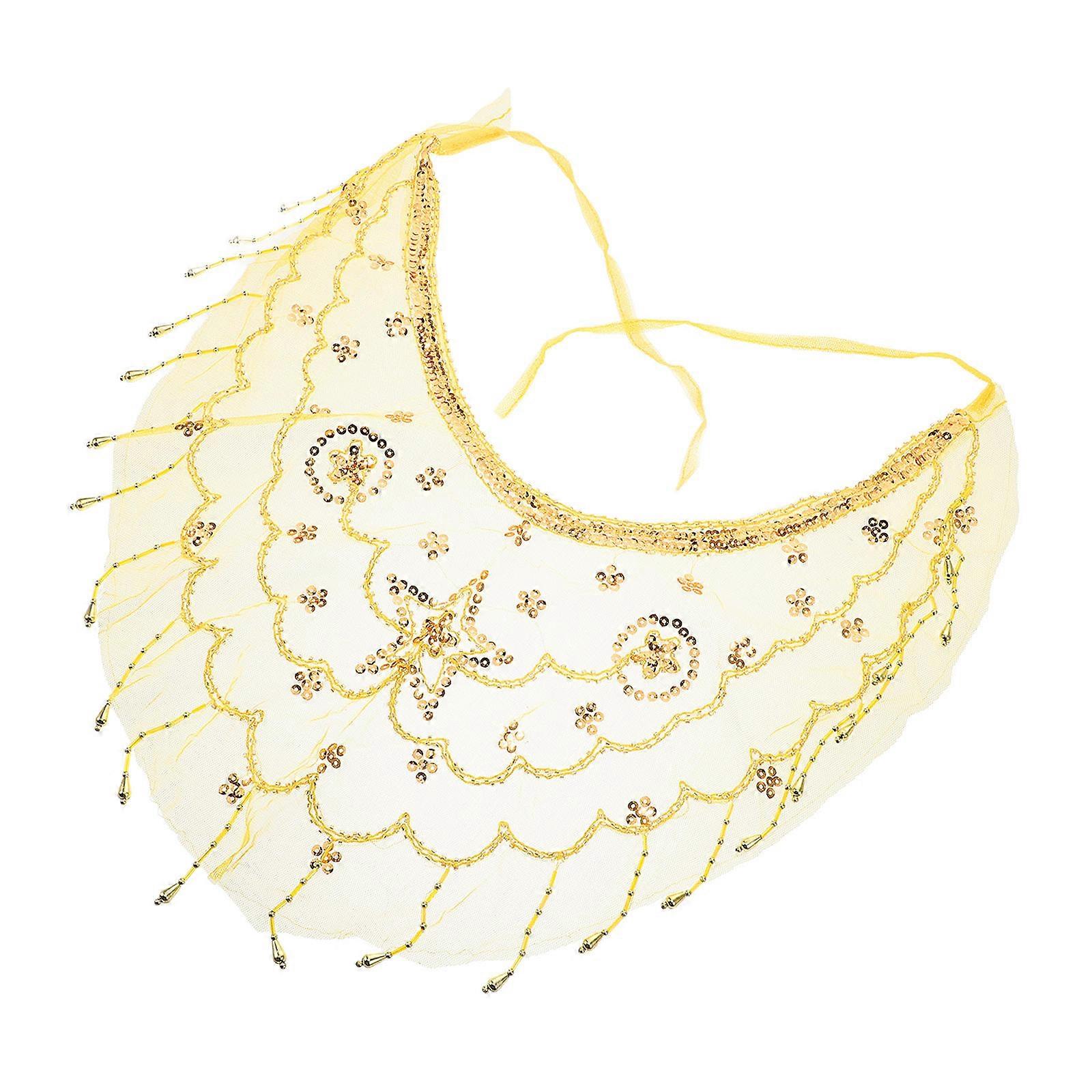 Belly Dancing Face Veil for Belly Dancing Elegant Half Face Veil