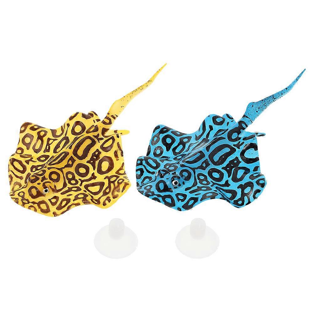 Simulation Fish Aquarium Decor Silicone Fish for Decoration 4Pcs