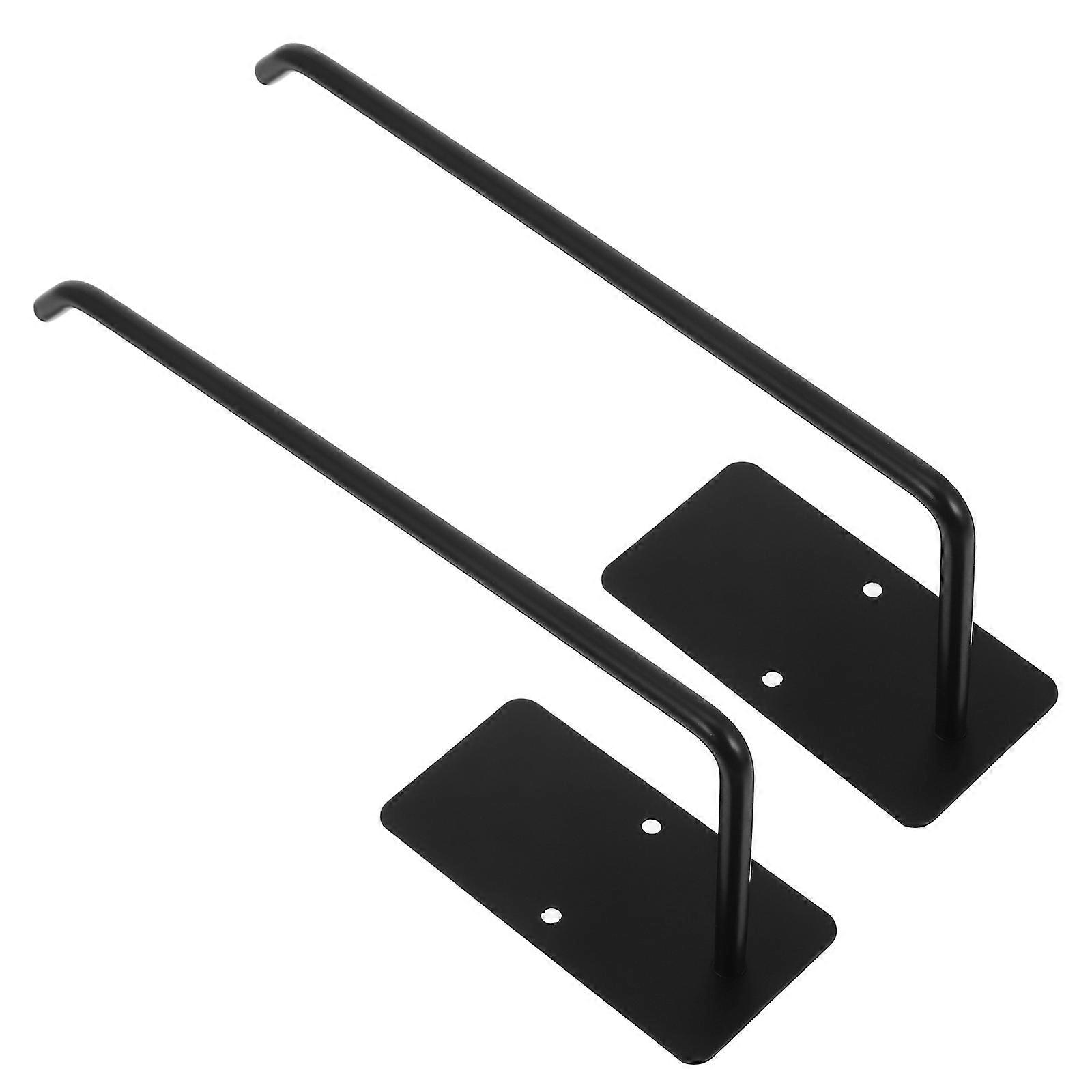 Stainless Steel Hat Rack Black for Baseball Caps Storage 4Pcs Set