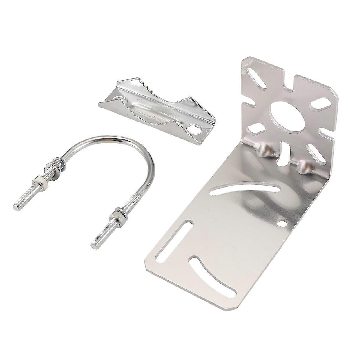 Outdoor Patch Antenna Mount L-Shaped Antenna Brackets U-Type Hoop Fixation Holding Pole Installation