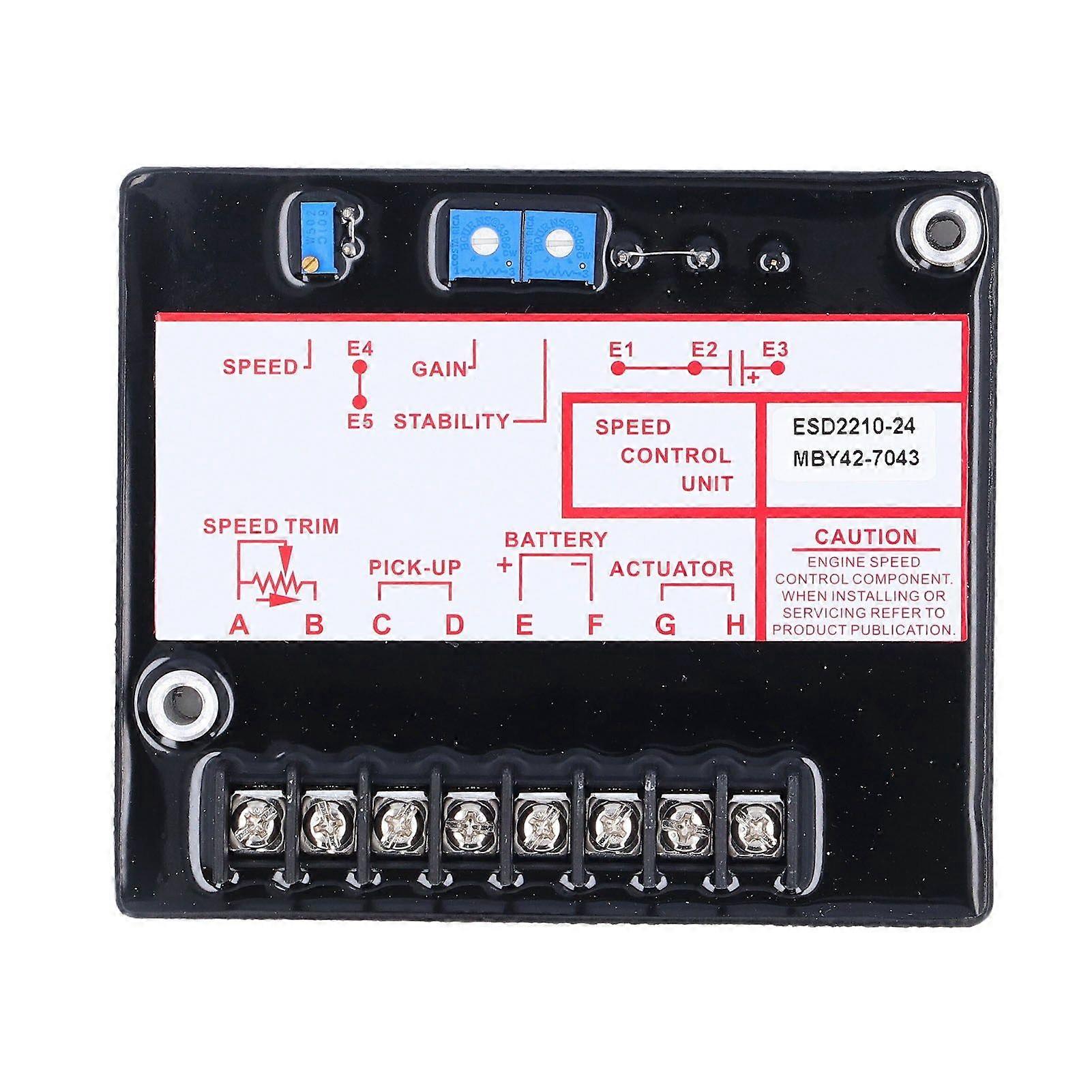 Generator Speed Controller Electronic Universal Engine Governor Control Board 1224VDC