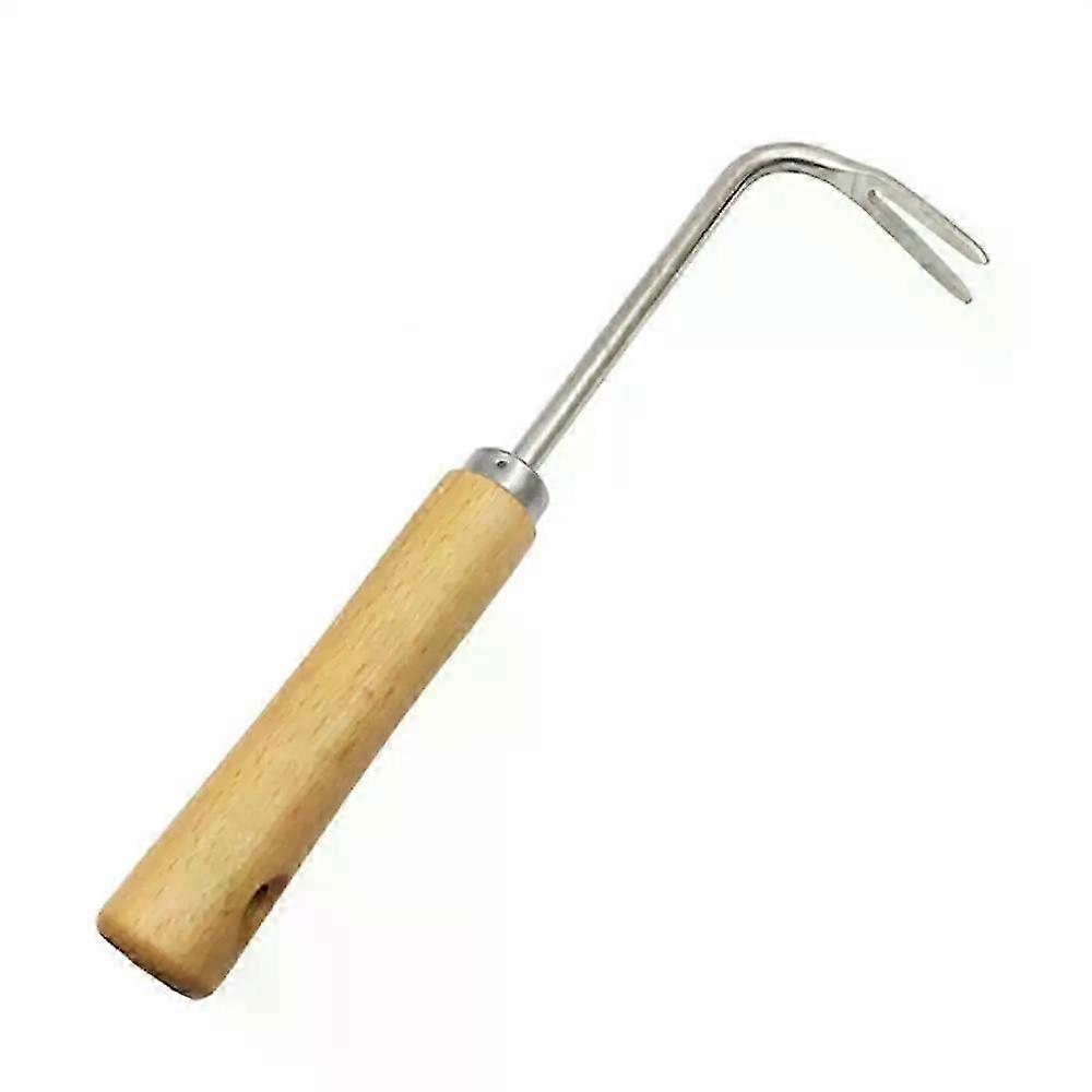 1/3/5PCS Garden Weeding Tools Wooden Handle Weeding Hook Portable With Comfortable Handle Hand Weeder Tool High-quality