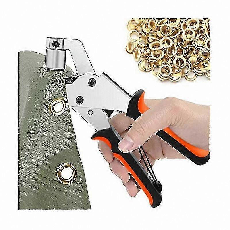 10mm Eyelet Pliers Kit with 300 Eyelets for Tarpaulins and Canvas Projects