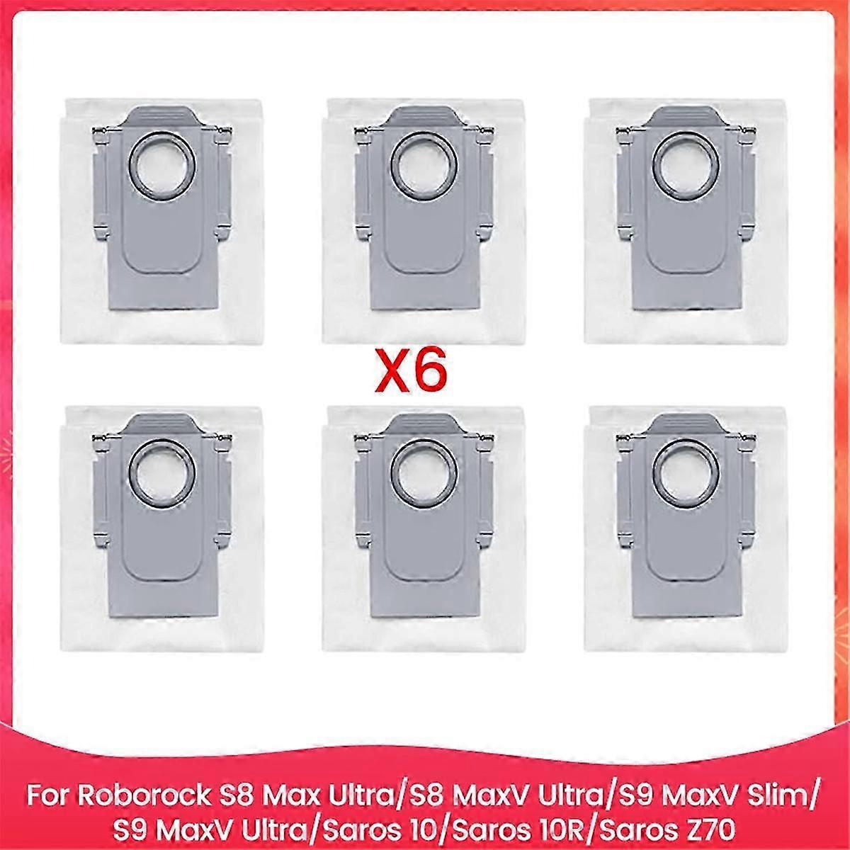 6PCS Dust Bag for Roborock S8 Max Ultra/S8 MaxV Ultra/S9 MaxV Slim_c*