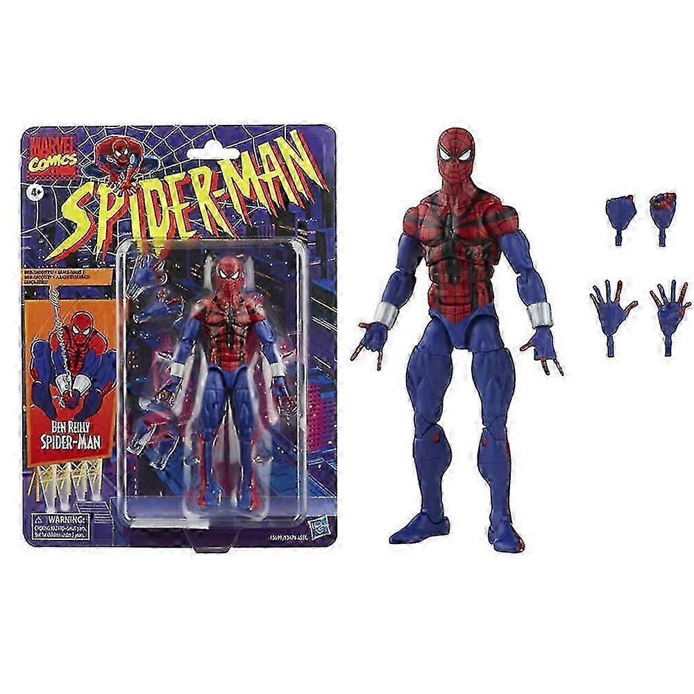 マーベルレジェンドシンビオートスパイダーマンベンライリースパイダーマンスーパーヒーローアクションフィギュアセットファン誕生日クリスマスプレゼント