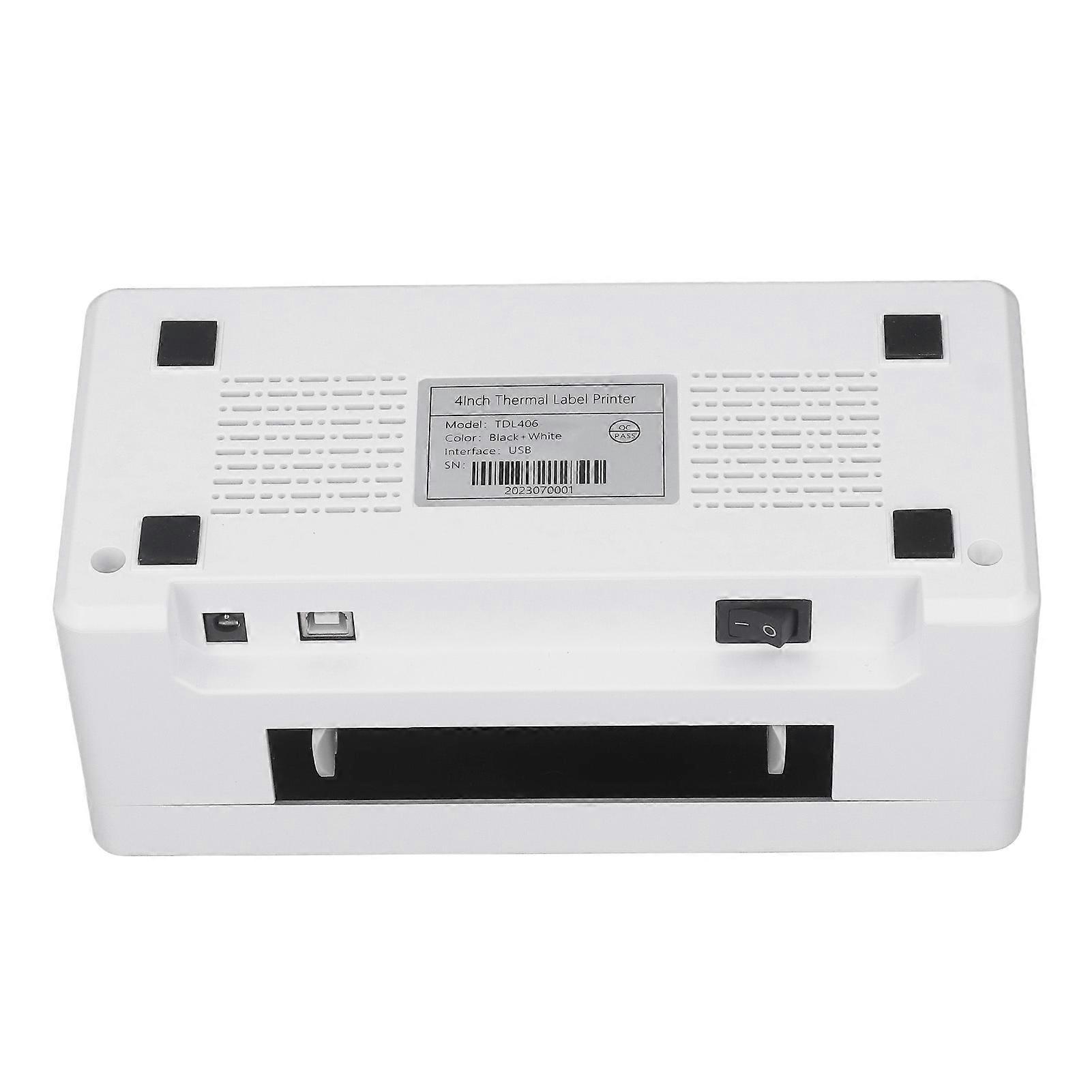 USB Thermal Label Printer 40-120mm Width 203dpi Speed 150mm/s