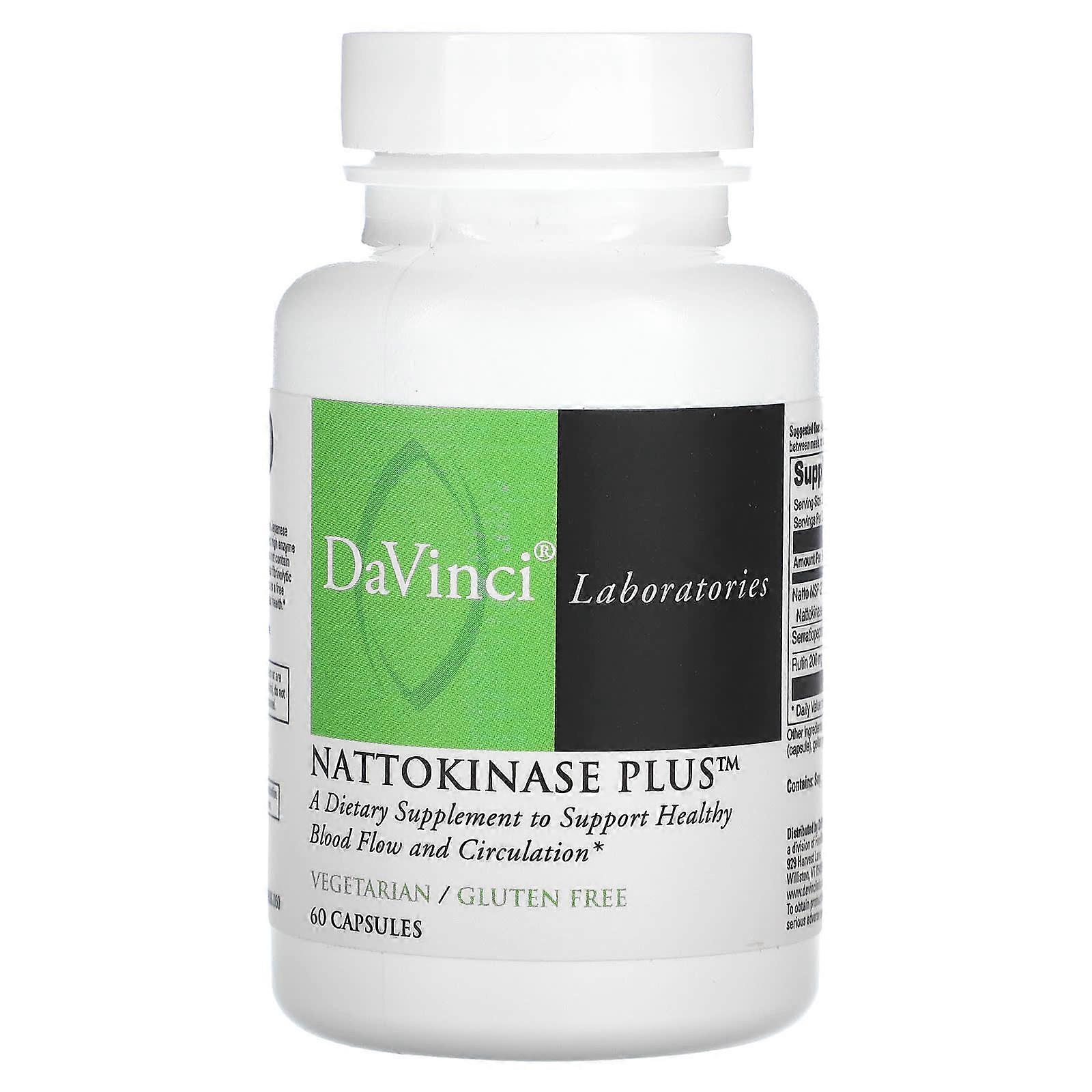 DaVinci Laboratories, Nattokinase Plus™, 60 Capsules