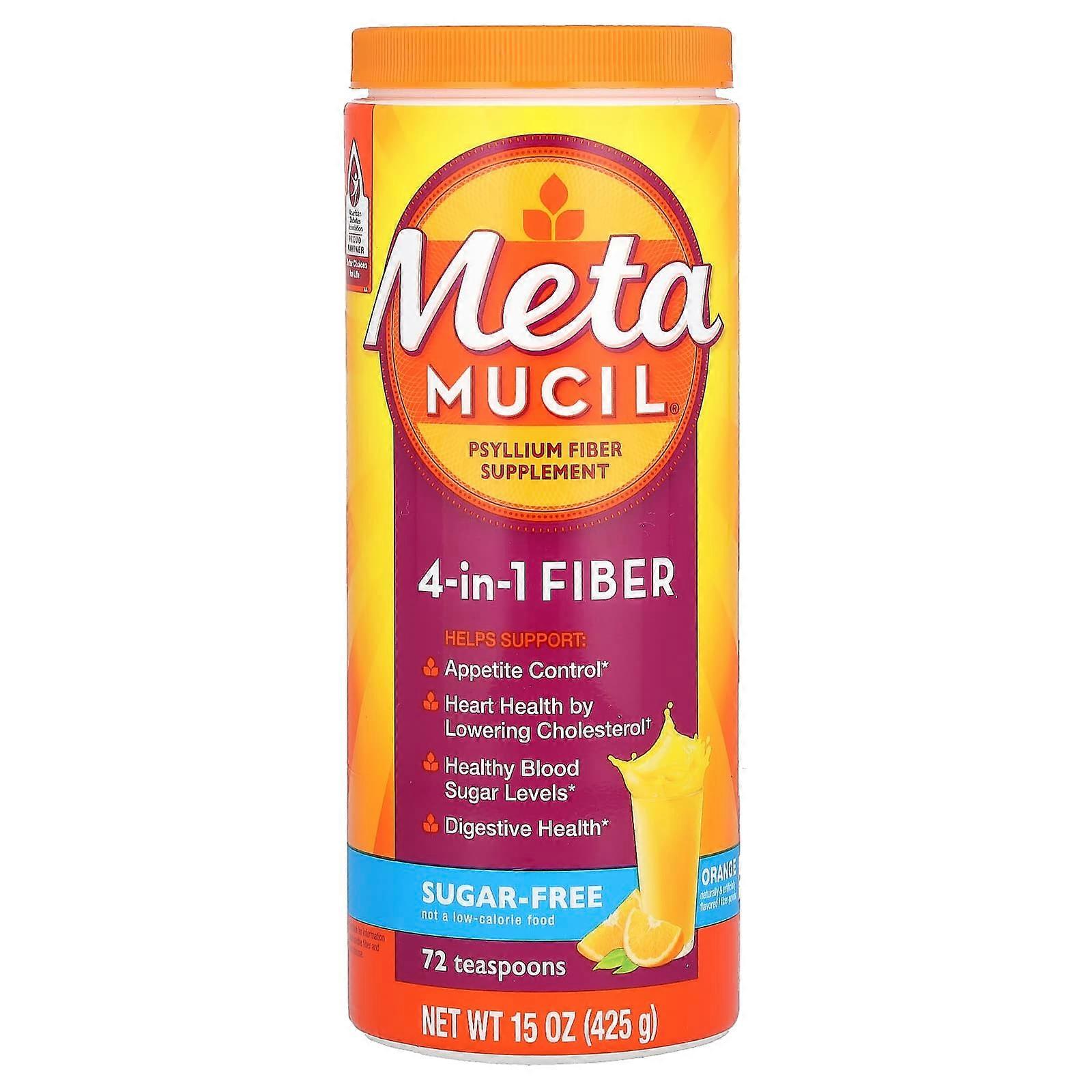 4-in-1 Fiber, Orange, 15 oz (425 g)