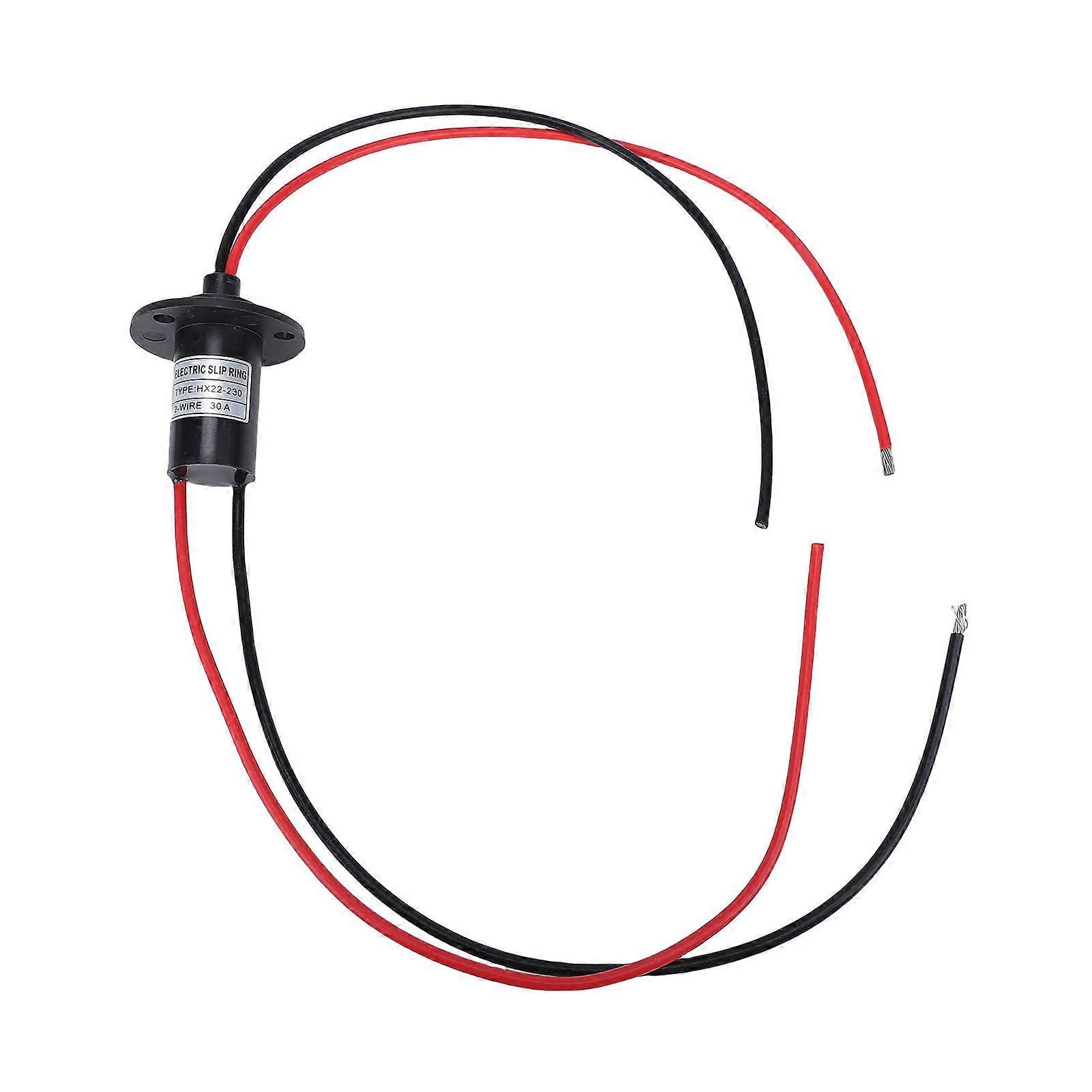 Slip Ring 2Wire 30A 360 Degree Rotating GoldWire PTZ Camera Slip Ring for Robotics and Test Equipment