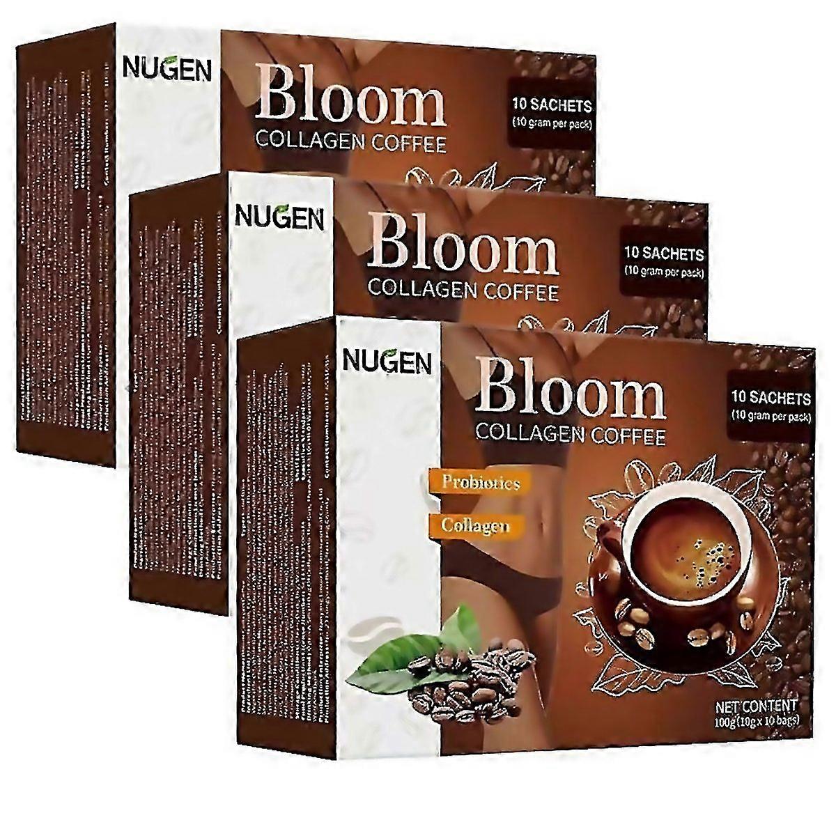 Pour 13 pièces Nugen Bloom Collagen Coffee Pure Organic Coffee10 Bagsbox Conçu pour la vie moderne