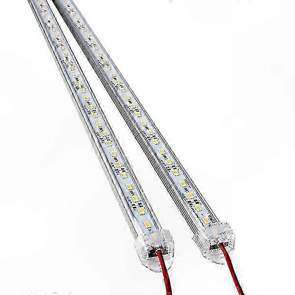 Aluminium-LED-Lichtleiste, 12 V DC, 50 cm, Weiß, 2er-Pack