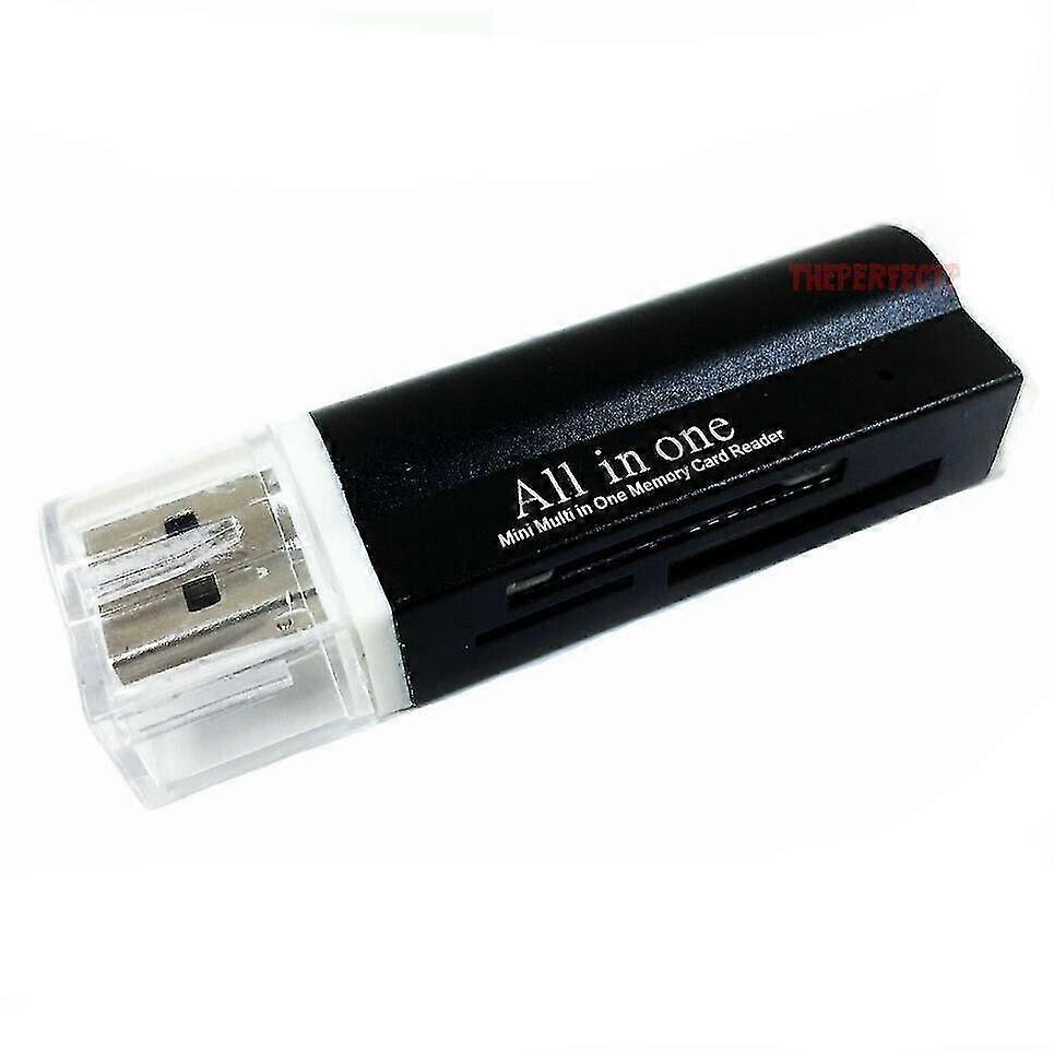 Usb 2.0 All In One Speicherkartenleser für: Micro-sd Sd Tf Sdhc M2 Mmc - Schwarz