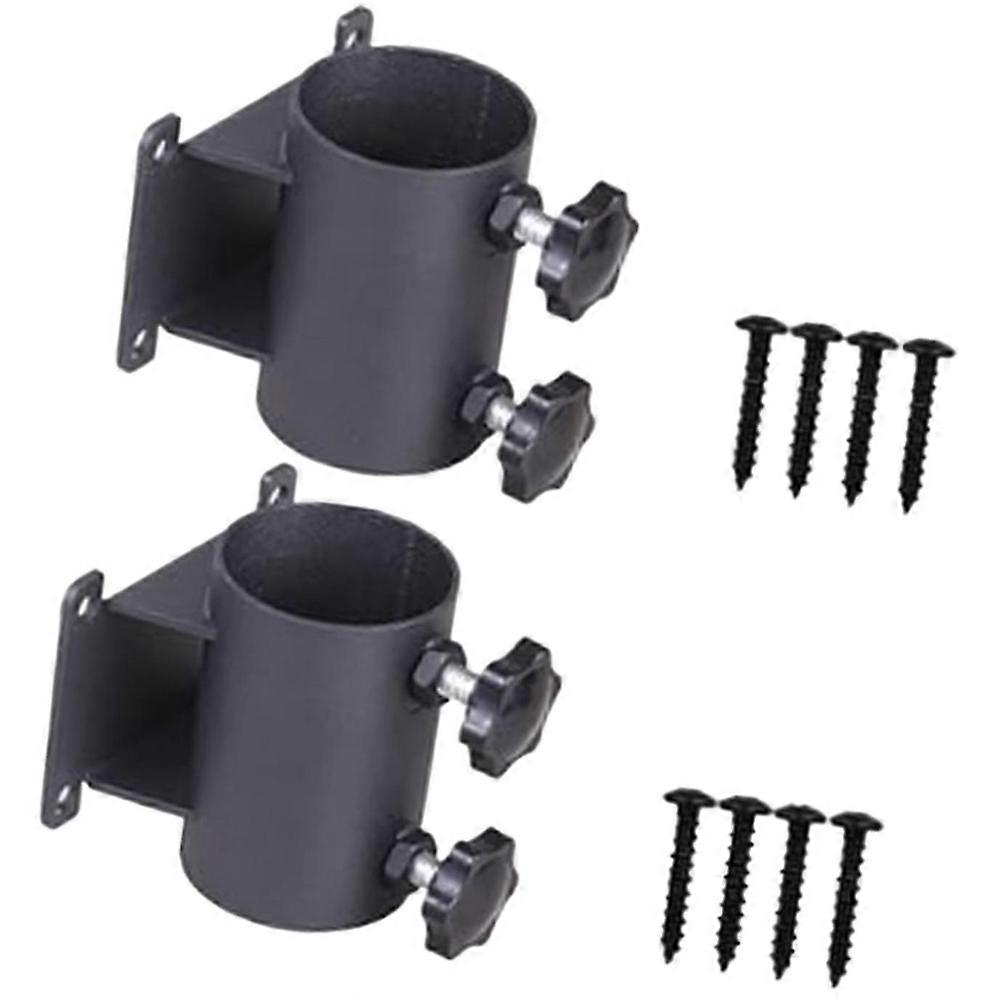 2Pcs Patio Umbrella Holder Deck Umbrella Mount for Beach Deck Railing Garden
