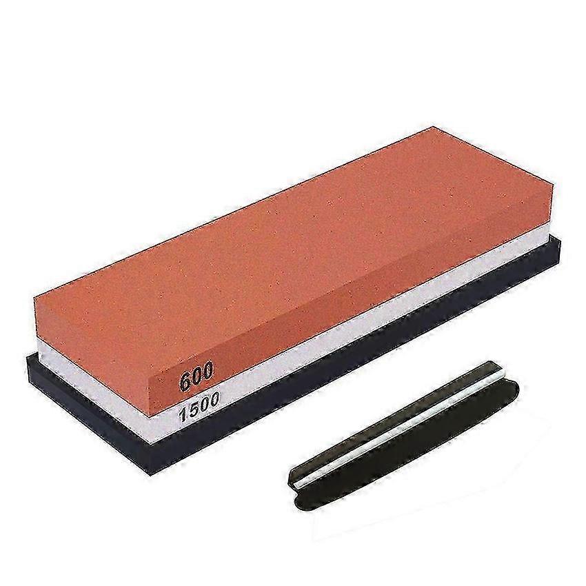 Whetstone Sharpening Stone 400 1000 Grit 2 in 1 with Rubber Holder