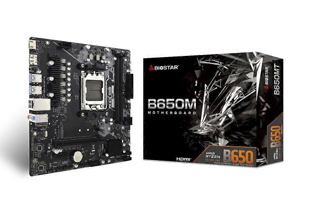 Biostar B650mt emolevy Amd B650 -liitäntä Am5 Micro Atx