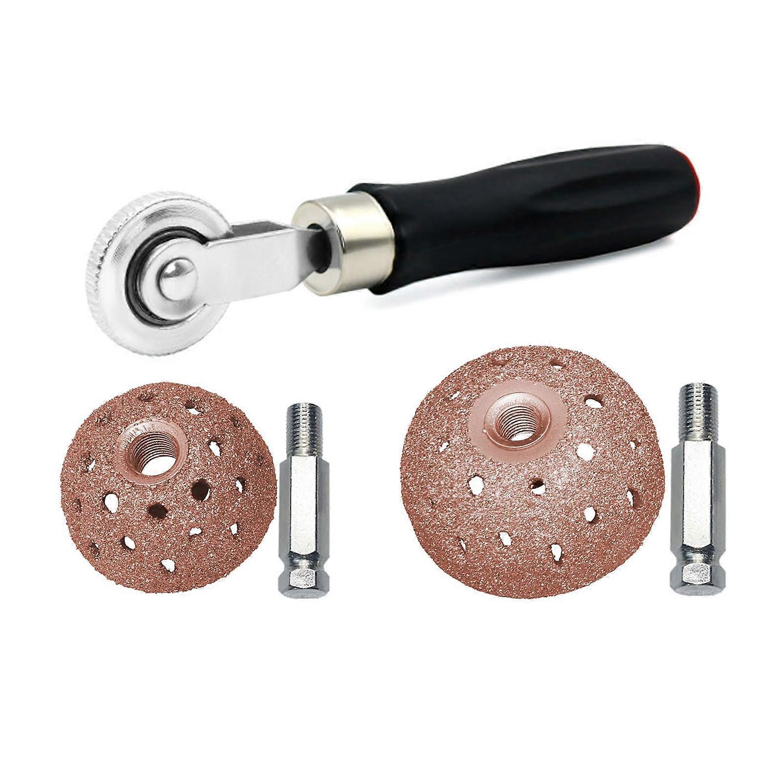Tire Patching Tool  Efficient Tire Fixing Set With Polishing Wheel And Air Removal Roller For Seamless Puncture Repairs