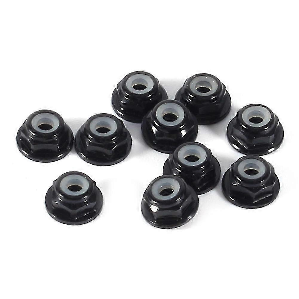 10Pcs M2 Nylon Insert SelfLock Aluminum Nuts Hex Lock Nut Black
