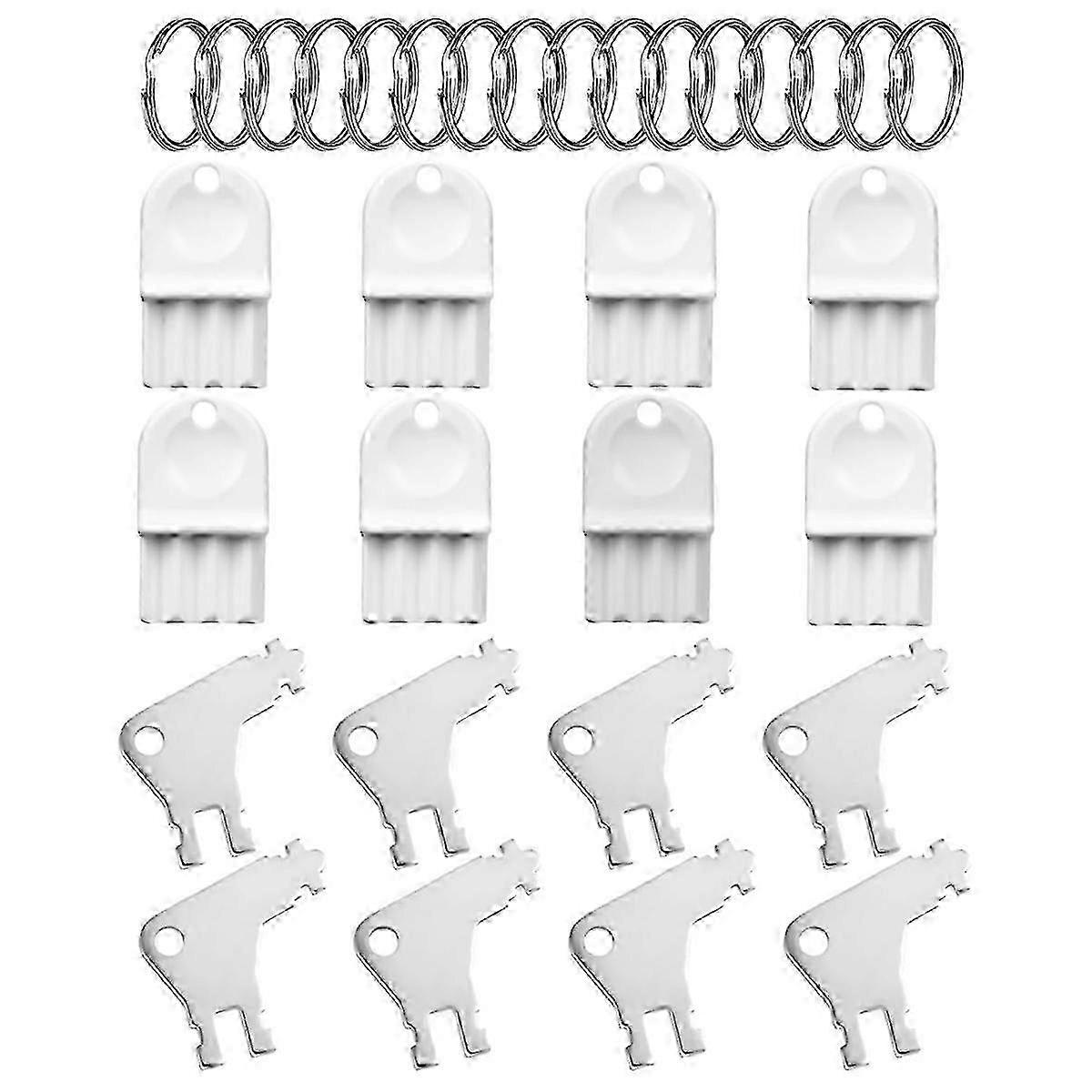 16kpl paperipyyheannostelijan avain, metalli ja muovi wc käsipaperi paperi annostelija avaimen vaihto