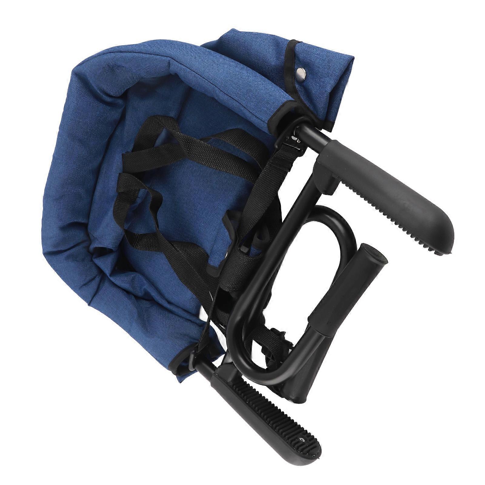 Hook On Chair Easy Mounting Foldable Strong Load Bearing High Safety Clip On High Chair for 0.8 to 3.3in Table Blue 