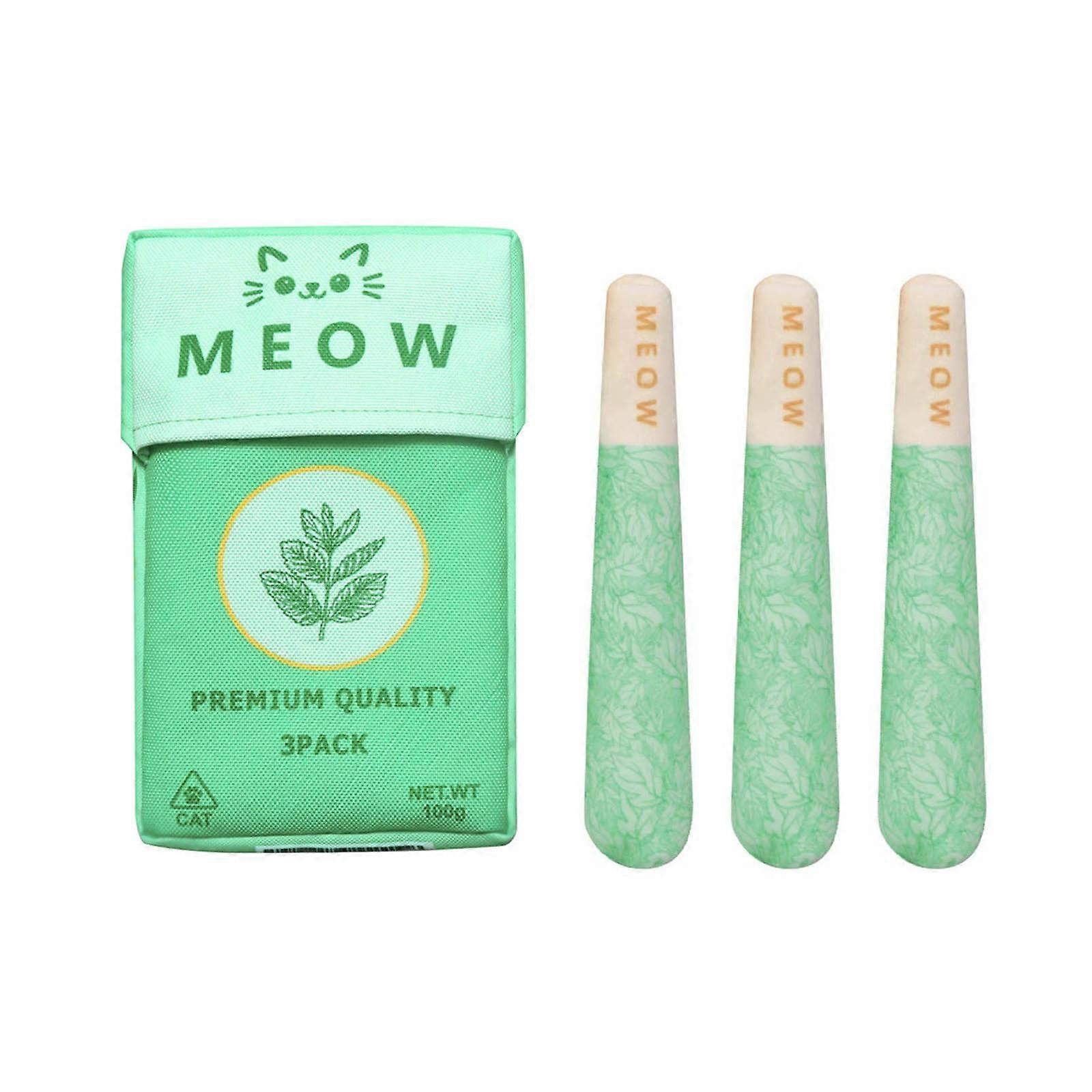 Bites Resistant Cats Catnips Toy Interactives Enrichment Toy for Indoors Cats Cats Teething Chew Toy Filled with Catnips Multicolor