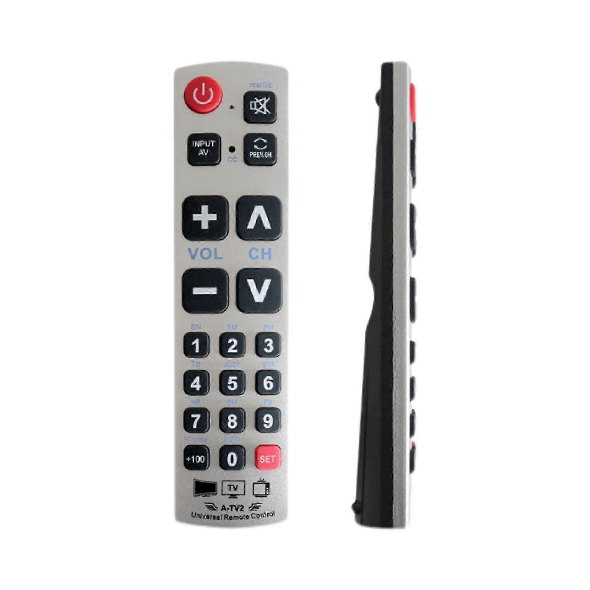 Big Button Universal Remote Control - Retail Packaging