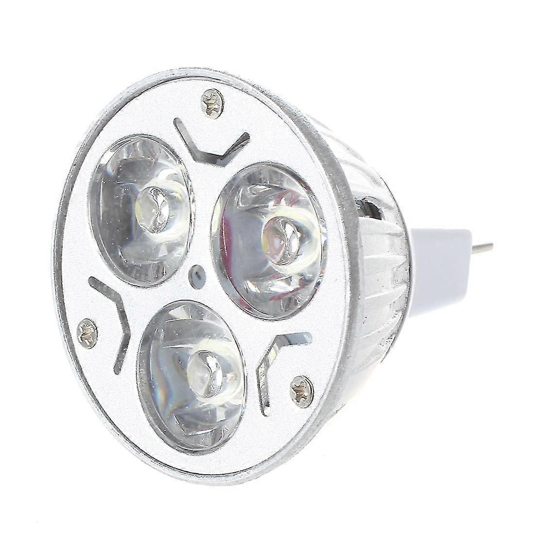 Mr16 Gu5.3 12v Cool White Light Bulb 3x1w