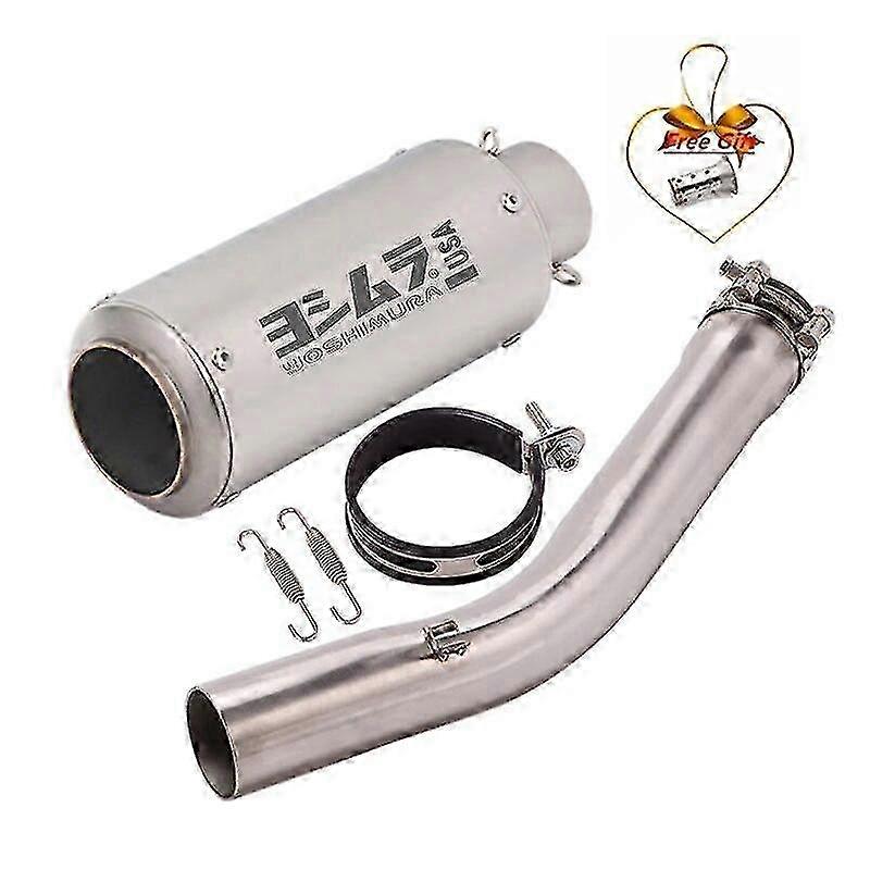 Vynikající výfukové potrubí nasazené na motocykl Yamaha YZF R6 1998-2005, tlumič výfuku Yoshimura, upravený zadní tlumič výfuku, střední část výfuku, DB Killer