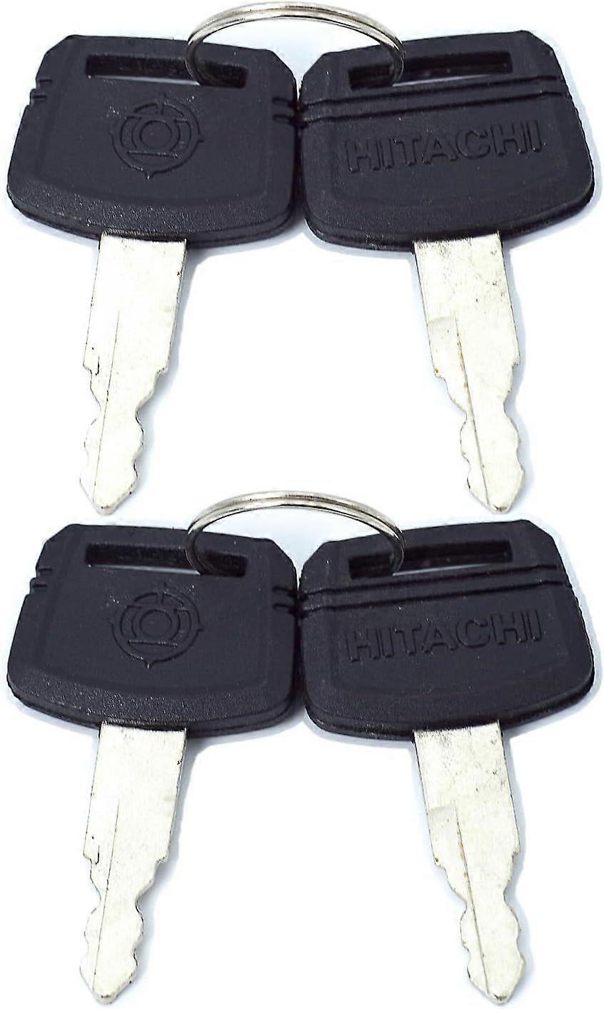 (4-pack) starter key  suitable for Hitachi ZAX excavators and loaders.