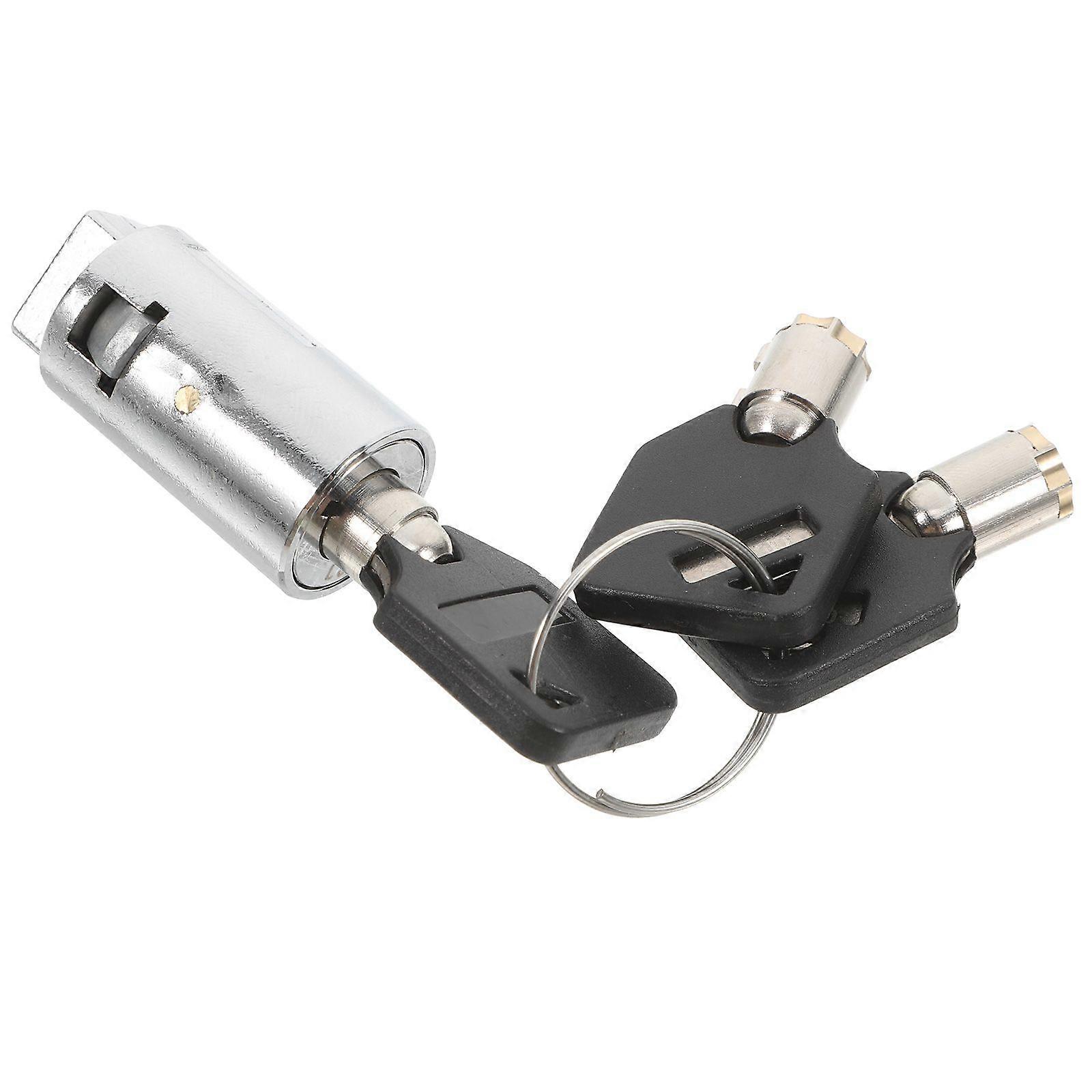 1 Set Vending Machine Lock Keyed Snack Machine Candy Lock Soda Machine Lock Tubular Key Lock for Vending Machines