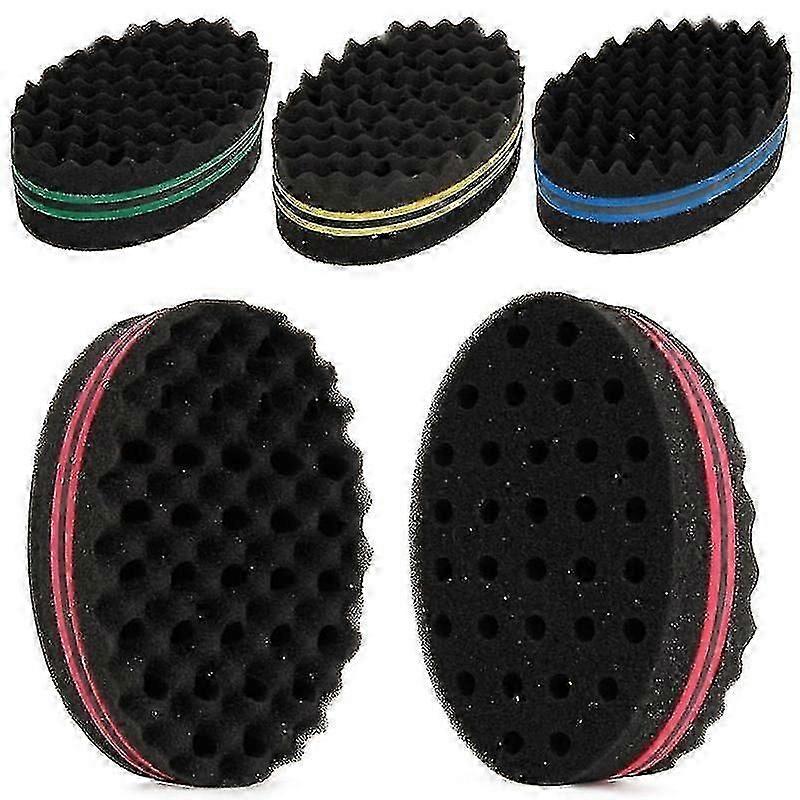 Hair Twist Sponge Brush für lockige Afro Dreadlocks Flecht-Styling-Tool für Männer - 2er Pack