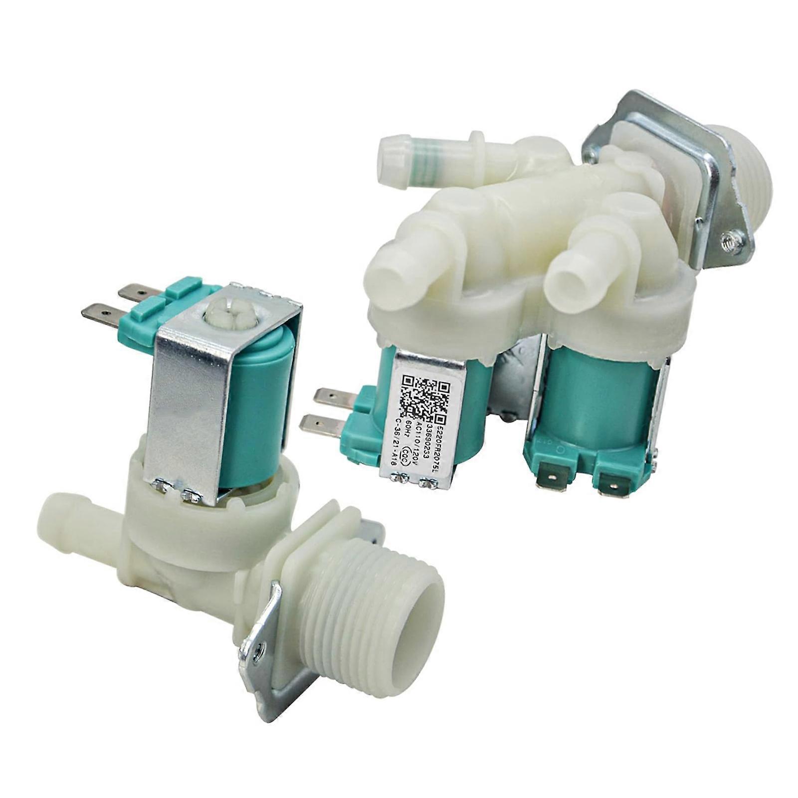 Efficient Water Inlet Valves Quick Installation Laundry Valves for Automatic Washing Machines Intelligent Water Saving Multicolor