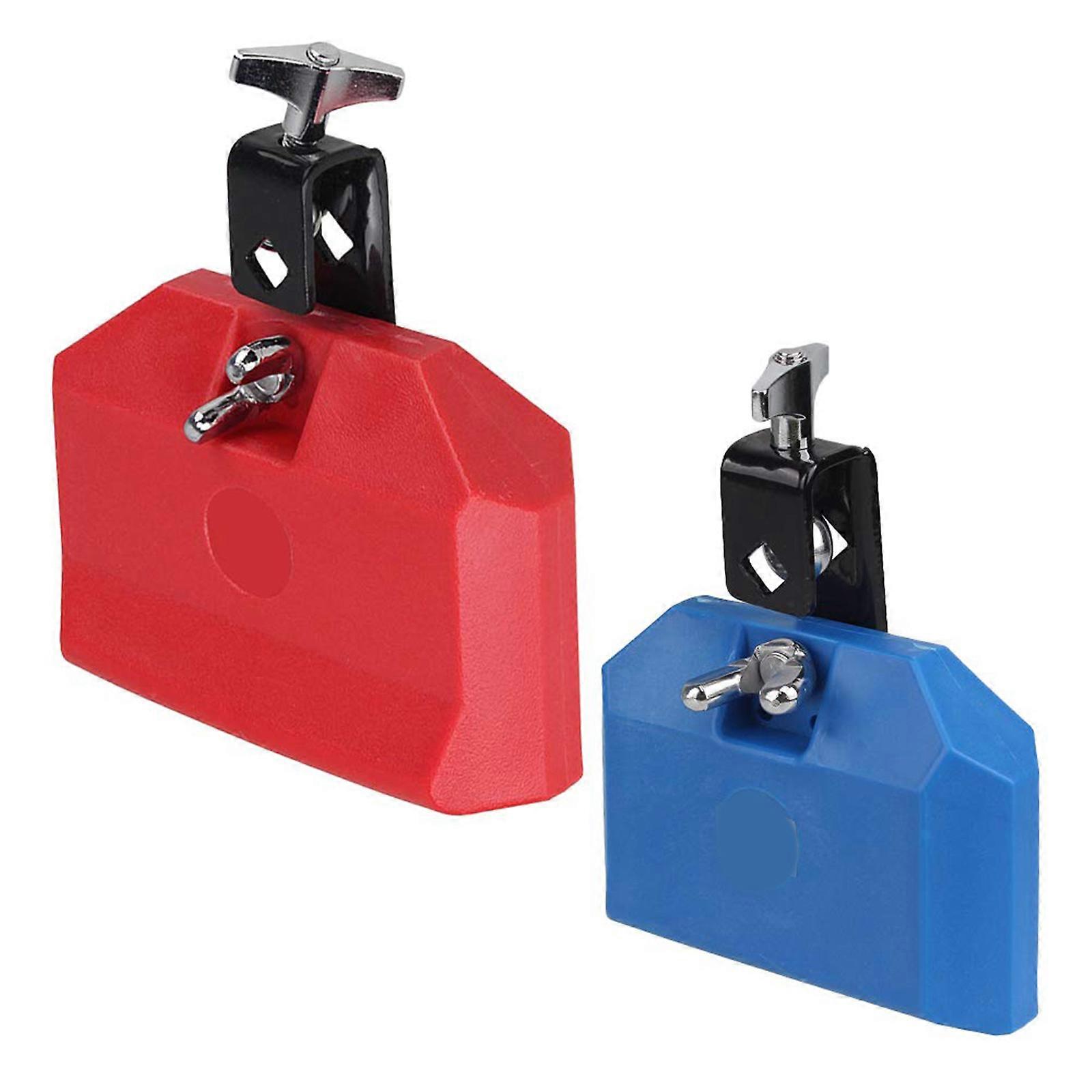 2 Pieces Practical Drum Claves Instrument Friendly Materials Lightweight Construction for Drummers Music Enthusiasts Multicolor
