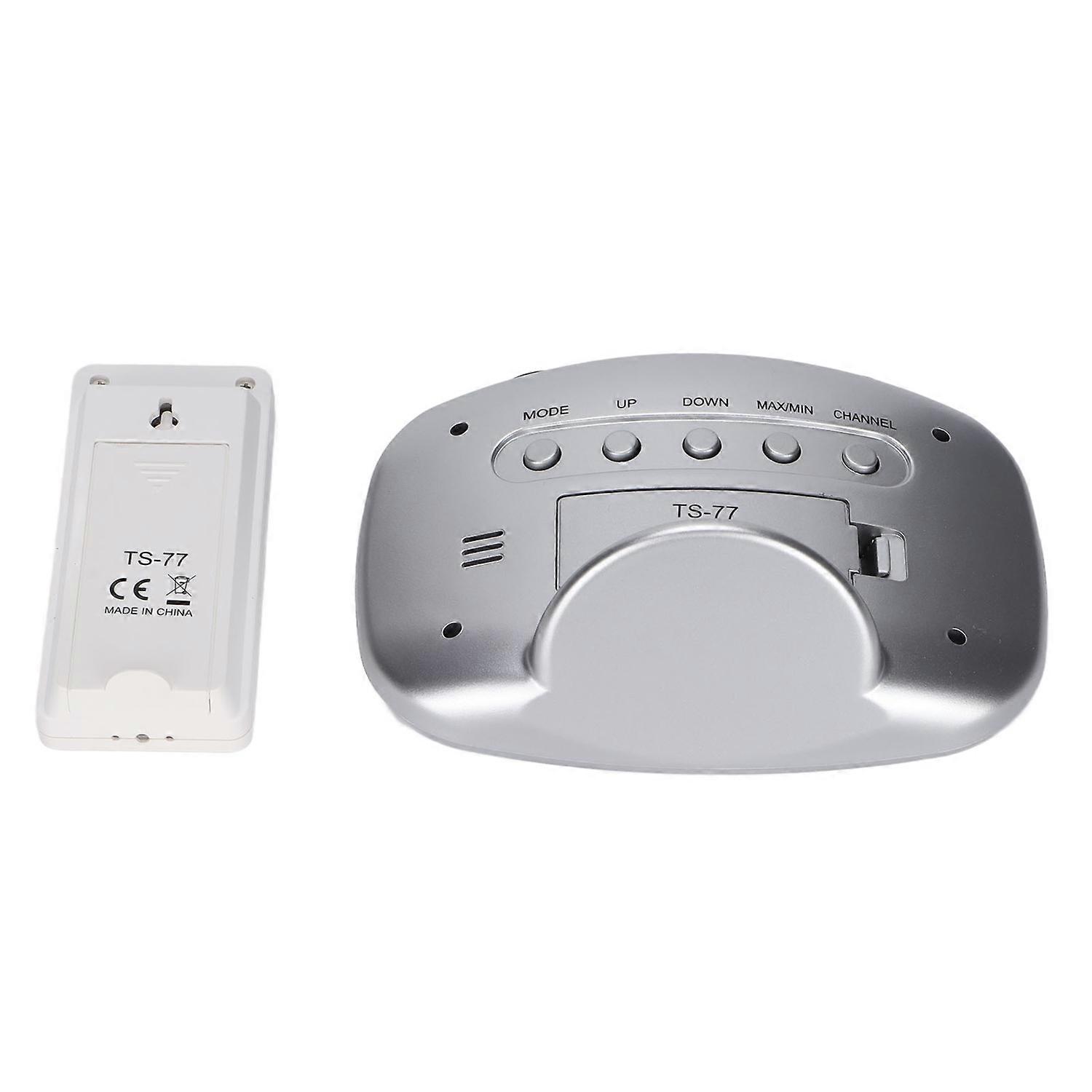 Weather Station Thermometer Wireless Color Display Digital Weather Thermometer with Clock for Indoor