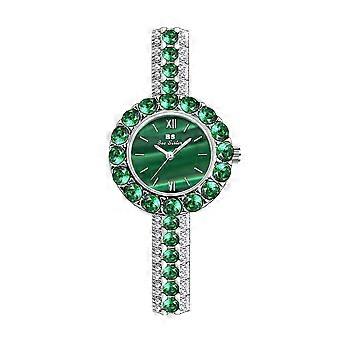 BS Bee Sister Retro Malachite Texture Green Watch
