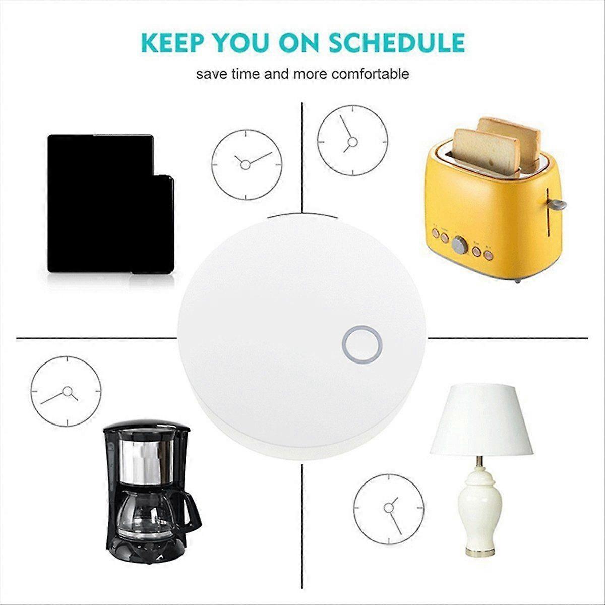 Tuya Smart ZigBee Hub Gateway Home Bridge Life APP Telecomandă wireless cu funcție de funcționare cu senzori ZigBee