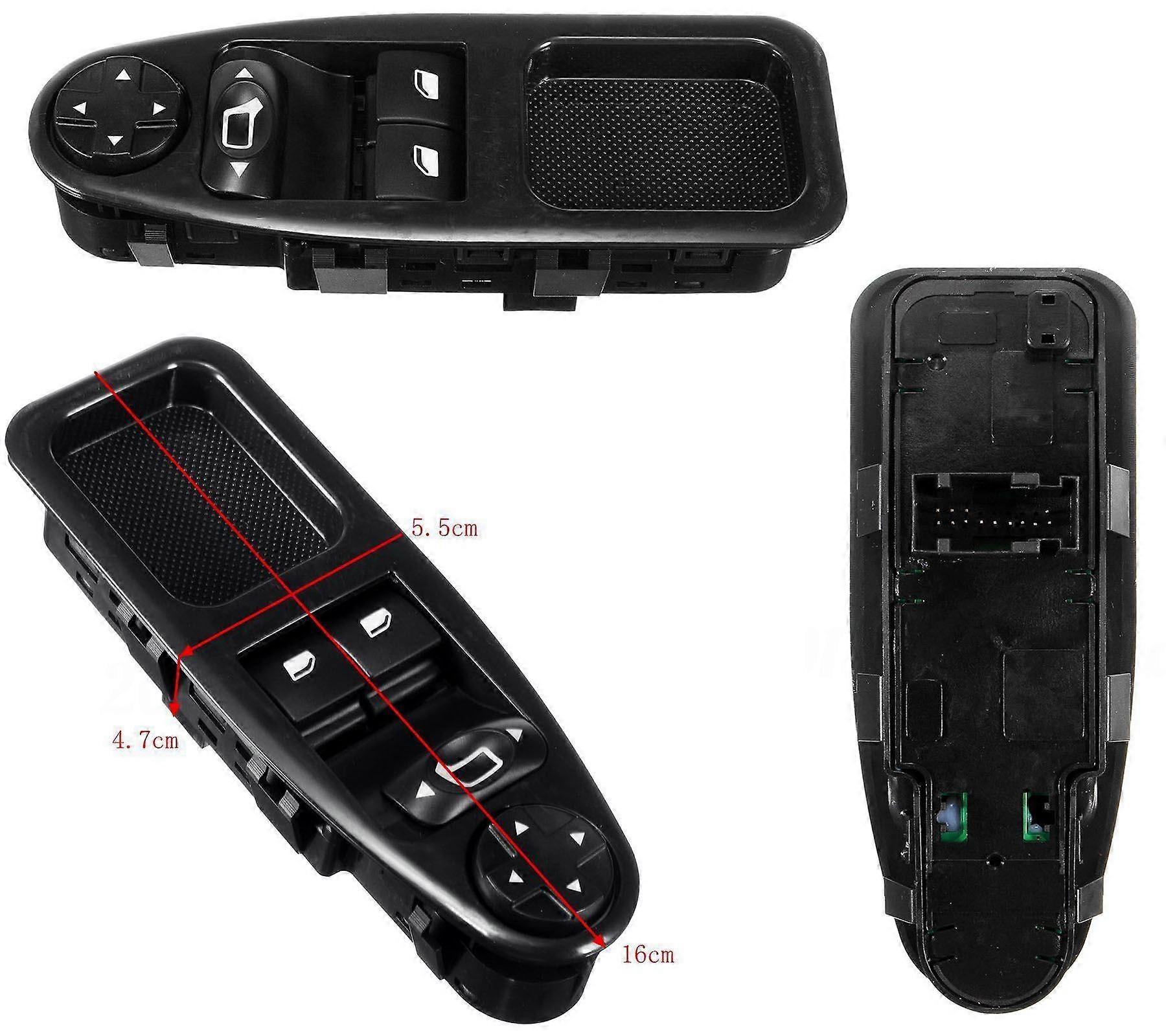 6554ZJ Driver Side Electric Window Switch Replacement For Citroen Dispatch, Peugeot Expert