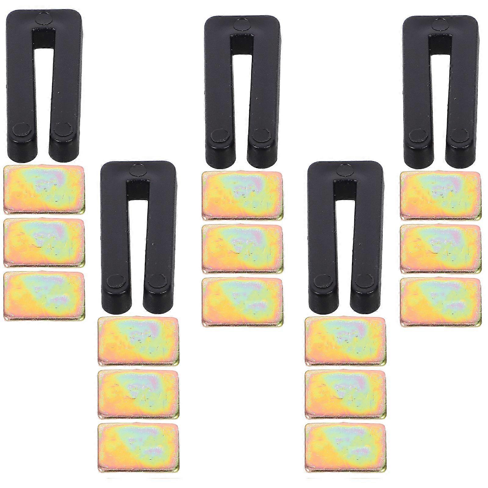 5 Sets Ceiling Fan Balancing Kit High Calibration Blade Balance Tool Including Resilient Clips And Metal Self Adhesive Weights