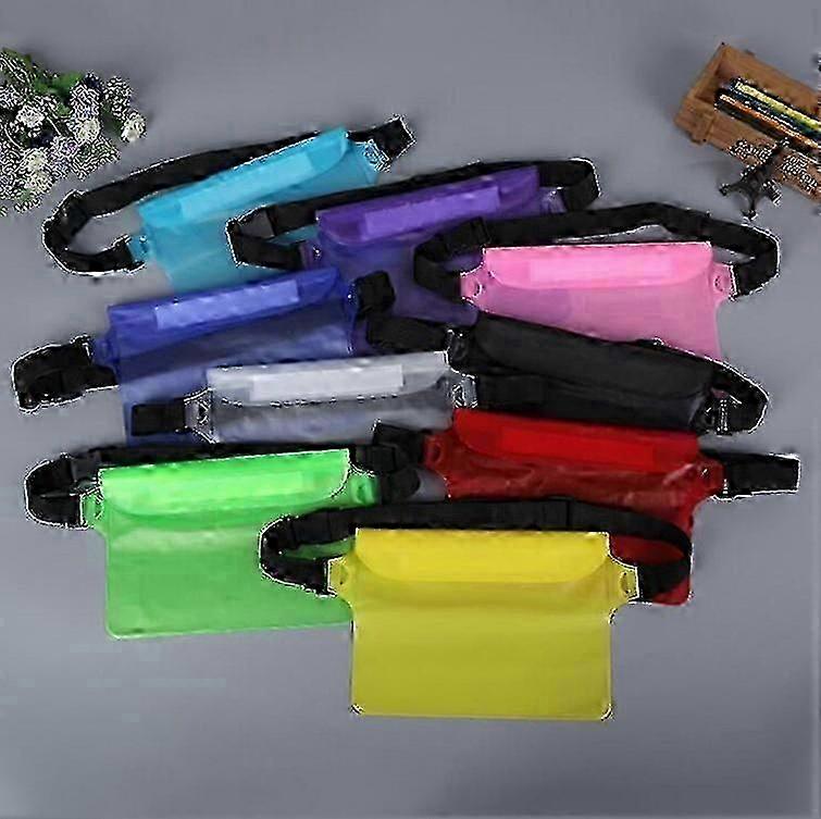 Waterproof Pouch Bag, Waterproof Dry Bag for Phone and Keys with Adjustable Waist Strap, Waterproof Wallet (D-V2)