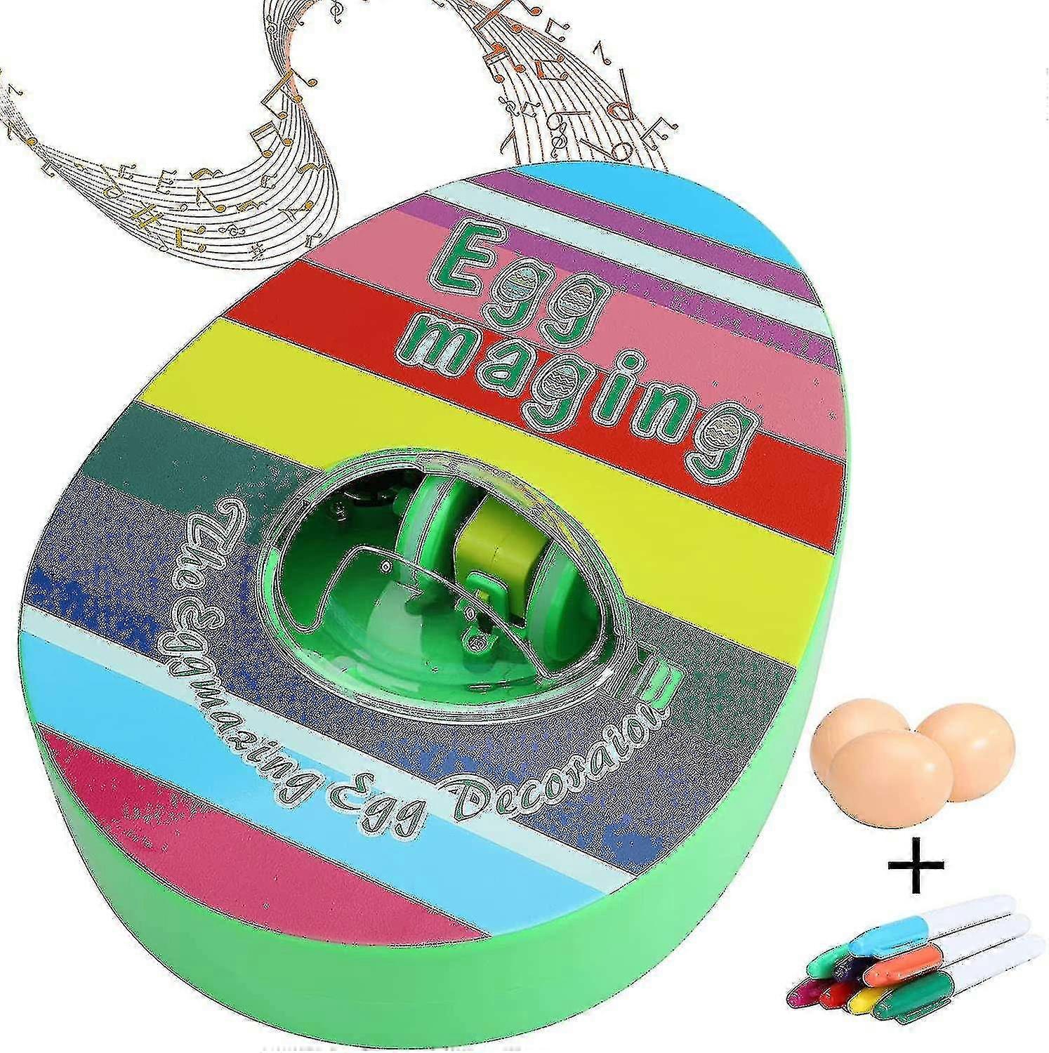 Easter Egg Decorator Set with Electric Painter & 8 Pens
