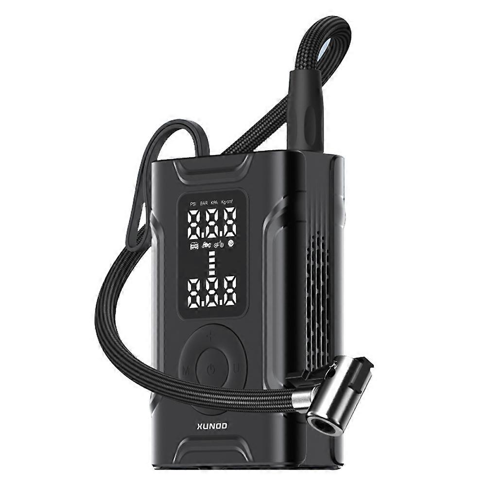 XUNDD XDOT071 Auto Stop Portable Smart Air Pump Multipurpose Inflator with LED Flashlight Emergency 