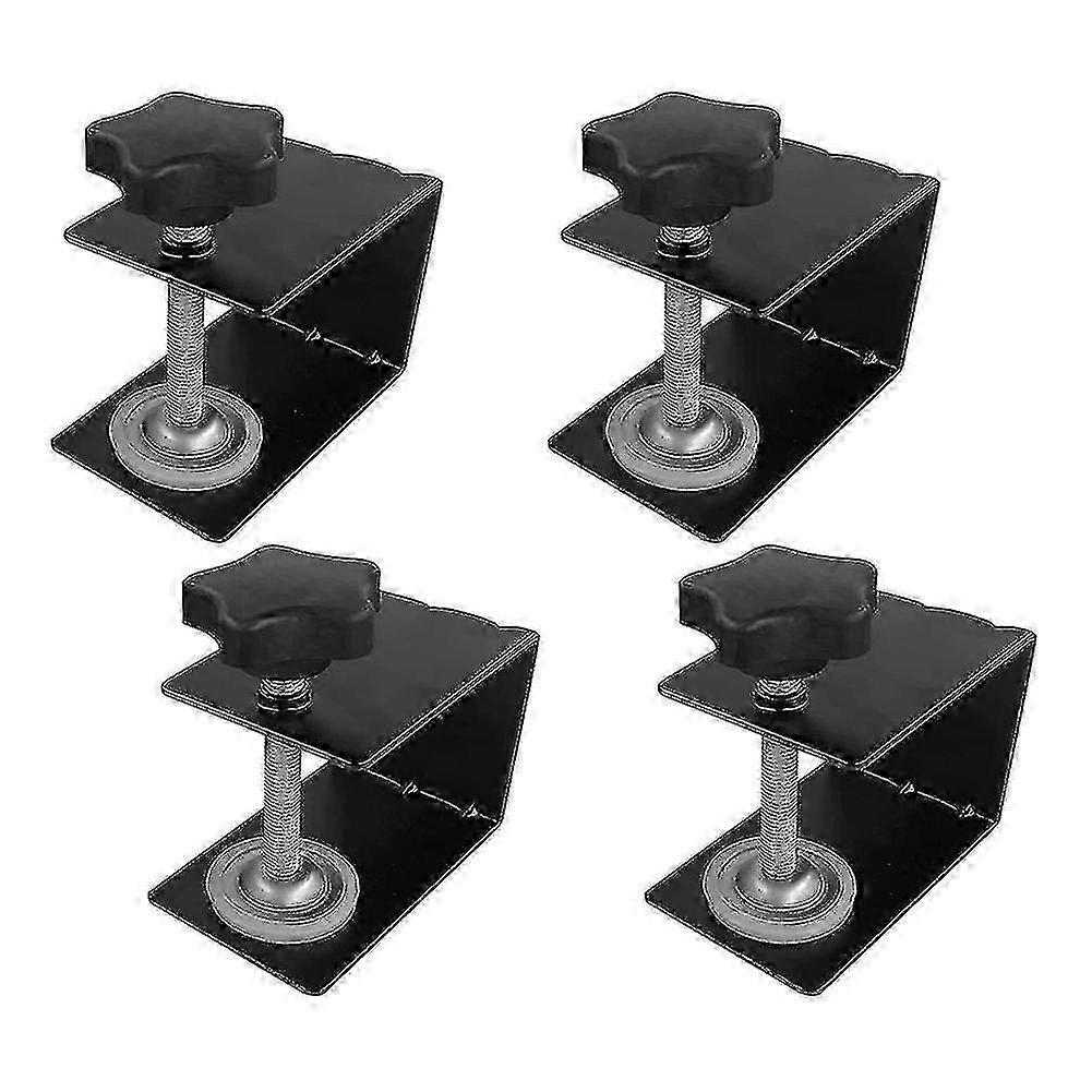 Cabinet Installation C Clamps, 4pcs Steel Drawer Front Mounting Hardware