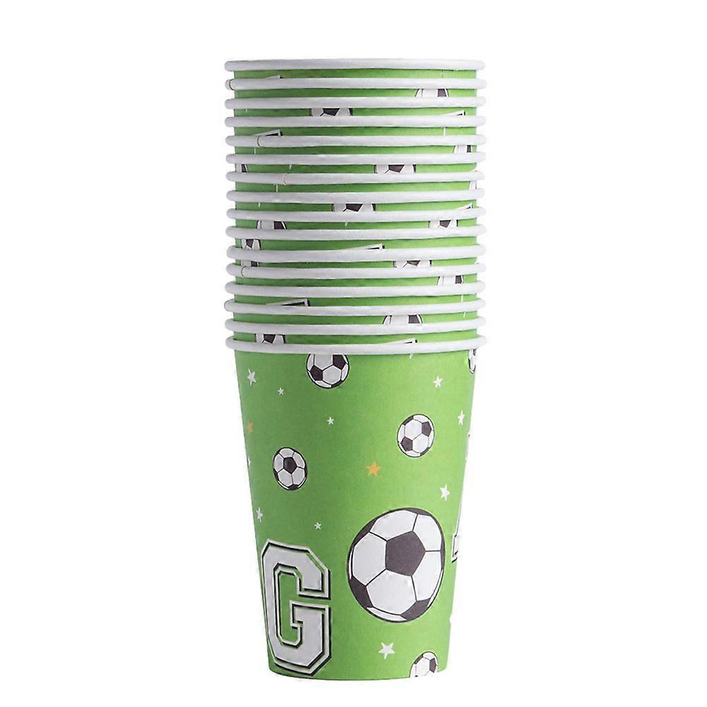 Soccer Ball Paper Cups for Drinking 1Set Paper Cups Assorted