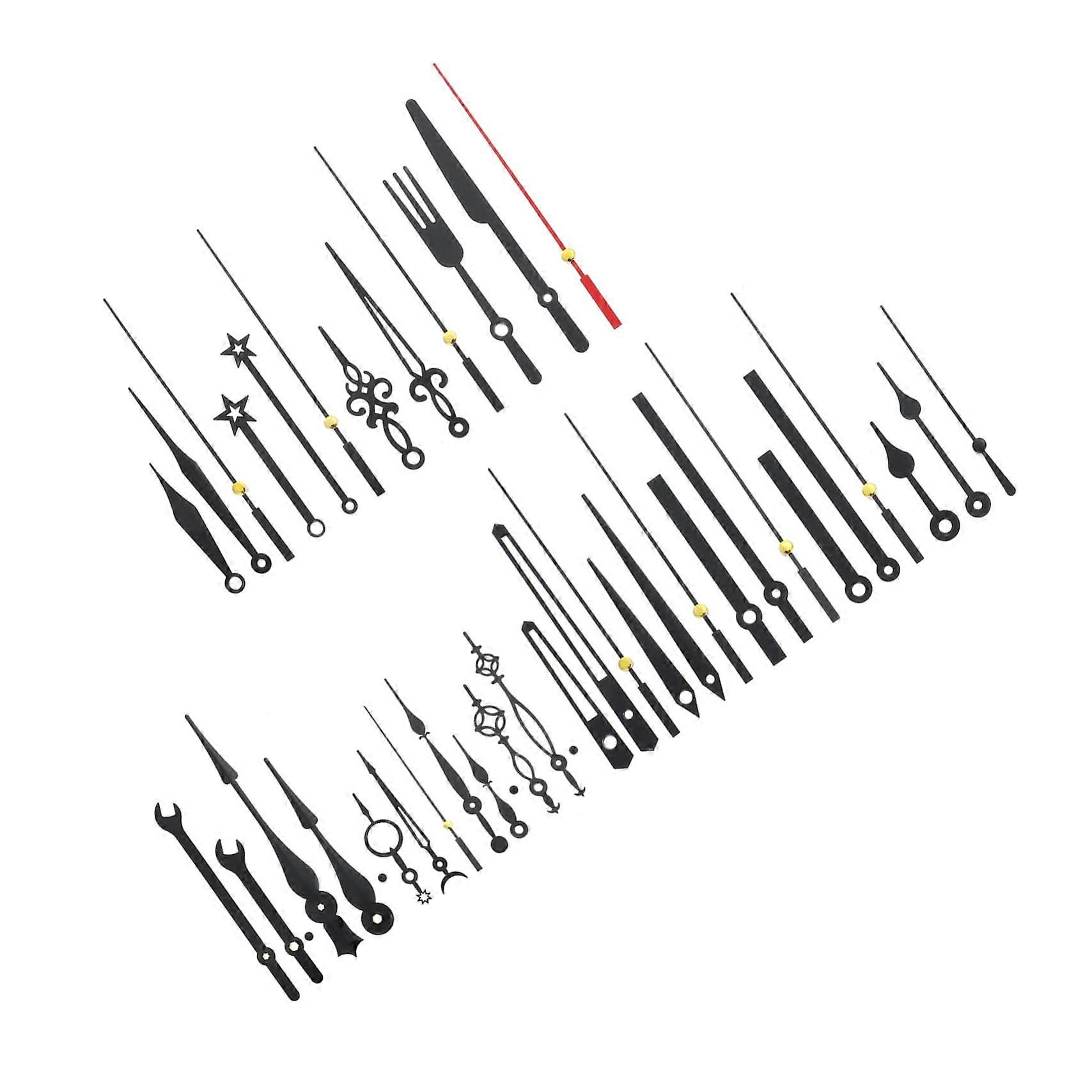 28 Sets Clock Hands Replacement Kit with Lightweight Sturdy Parts for Clock  and Home Décor