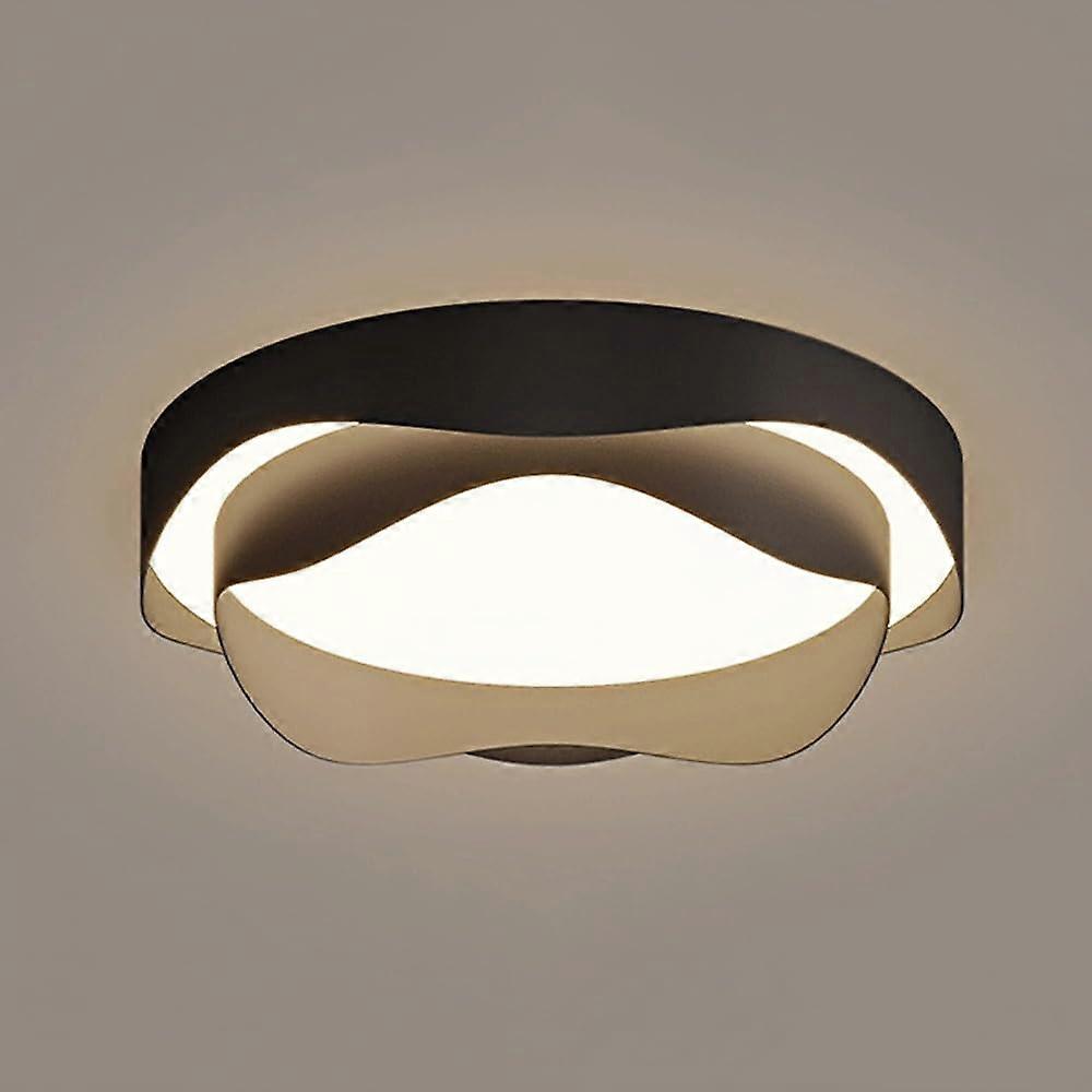 LED Ceiling Light 40cm Dark  Modern Dimmable Fixture 3000K6000K Stepless Color Temp for Bedroom