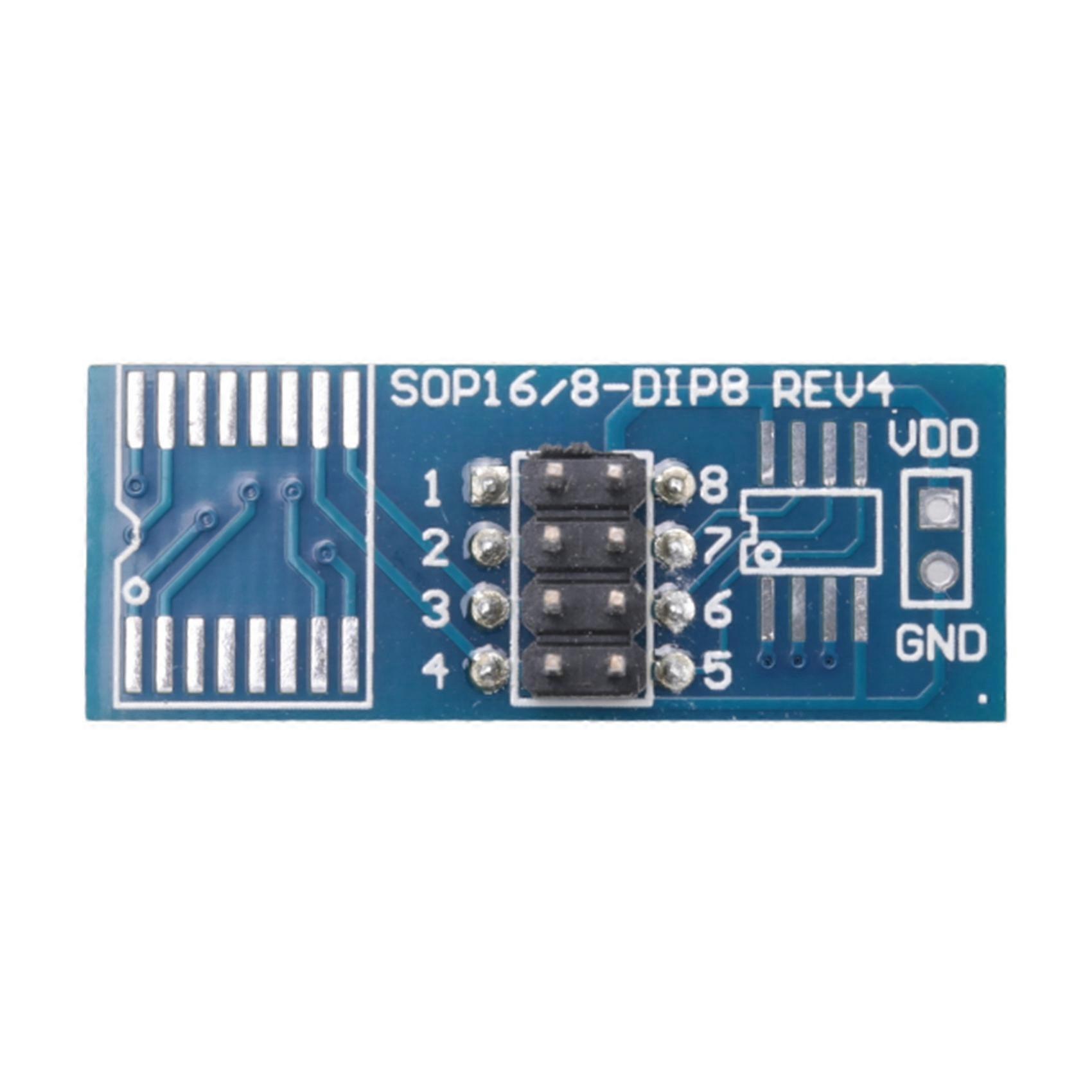 5X SOIC8 SOP8 Flash Chip IC Test Clips Socket Adapter Programmer BIOS/24/25/93
