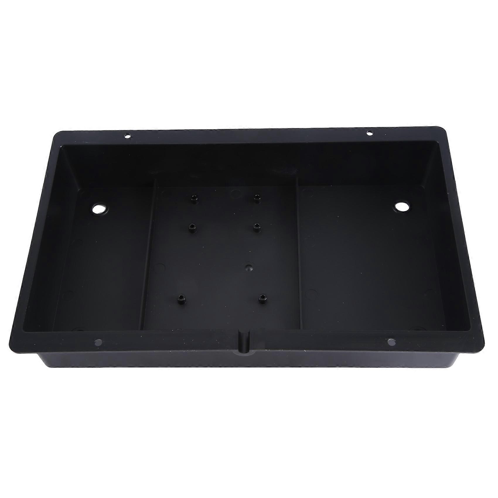 DIY Arcade Joystick Replacement Acrylic Panel Case Handle Arcade Game Kit Sturdy Construction Easy to Install Black