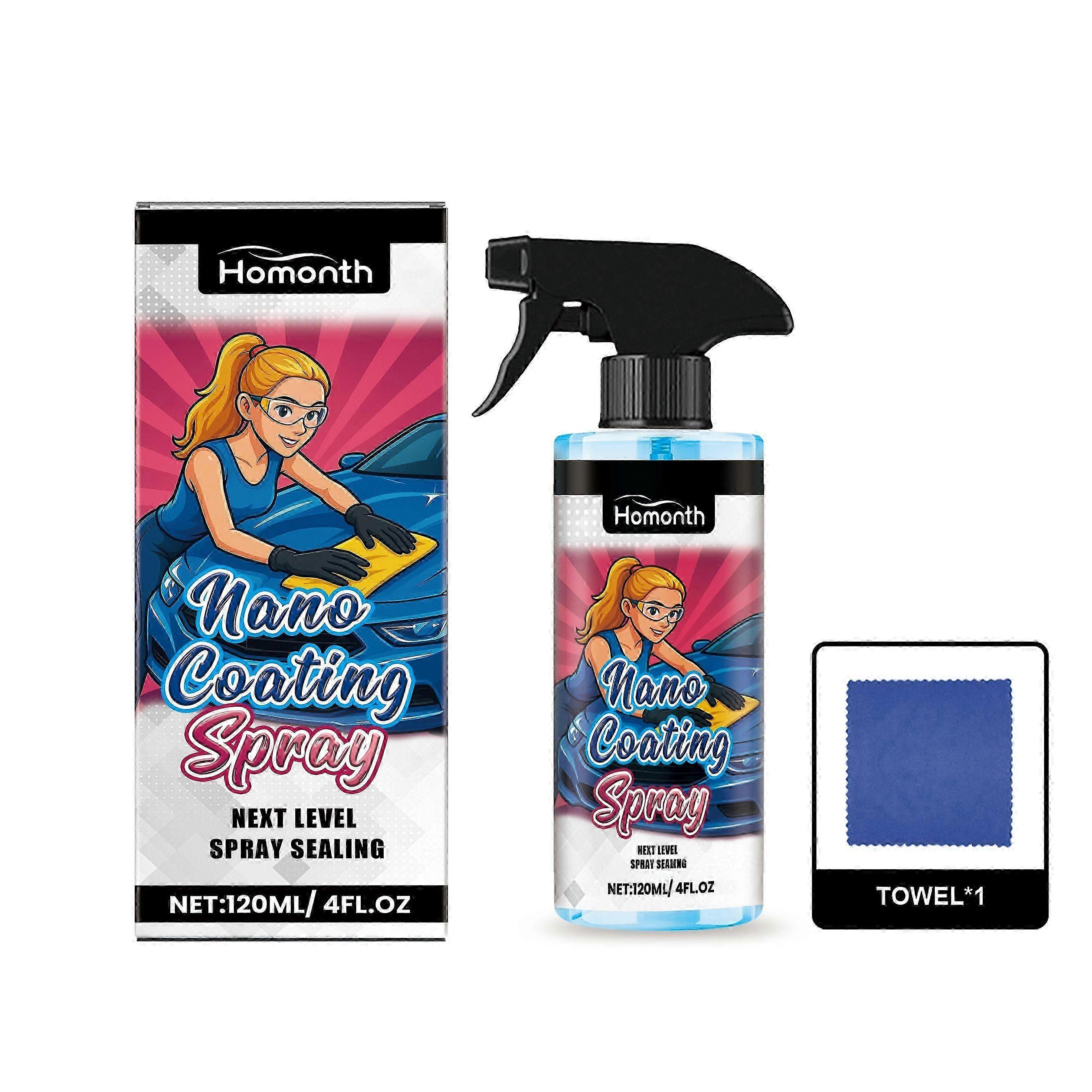 Mirror-Like Nano Coating Spray for Cars  Easy, Durable, High-Gloss Protection